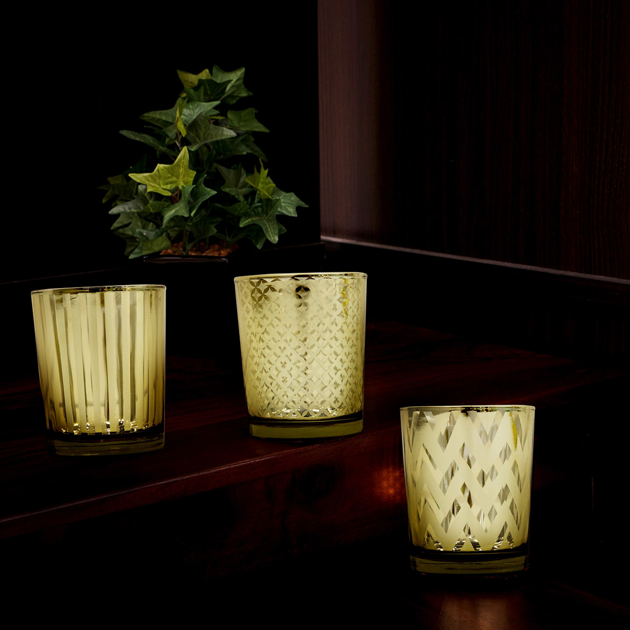 حامل شموع بتزينات من زونا - طقم من 3 قطع-hbxlivingroom-decorandaccessories-candleholders-image-1