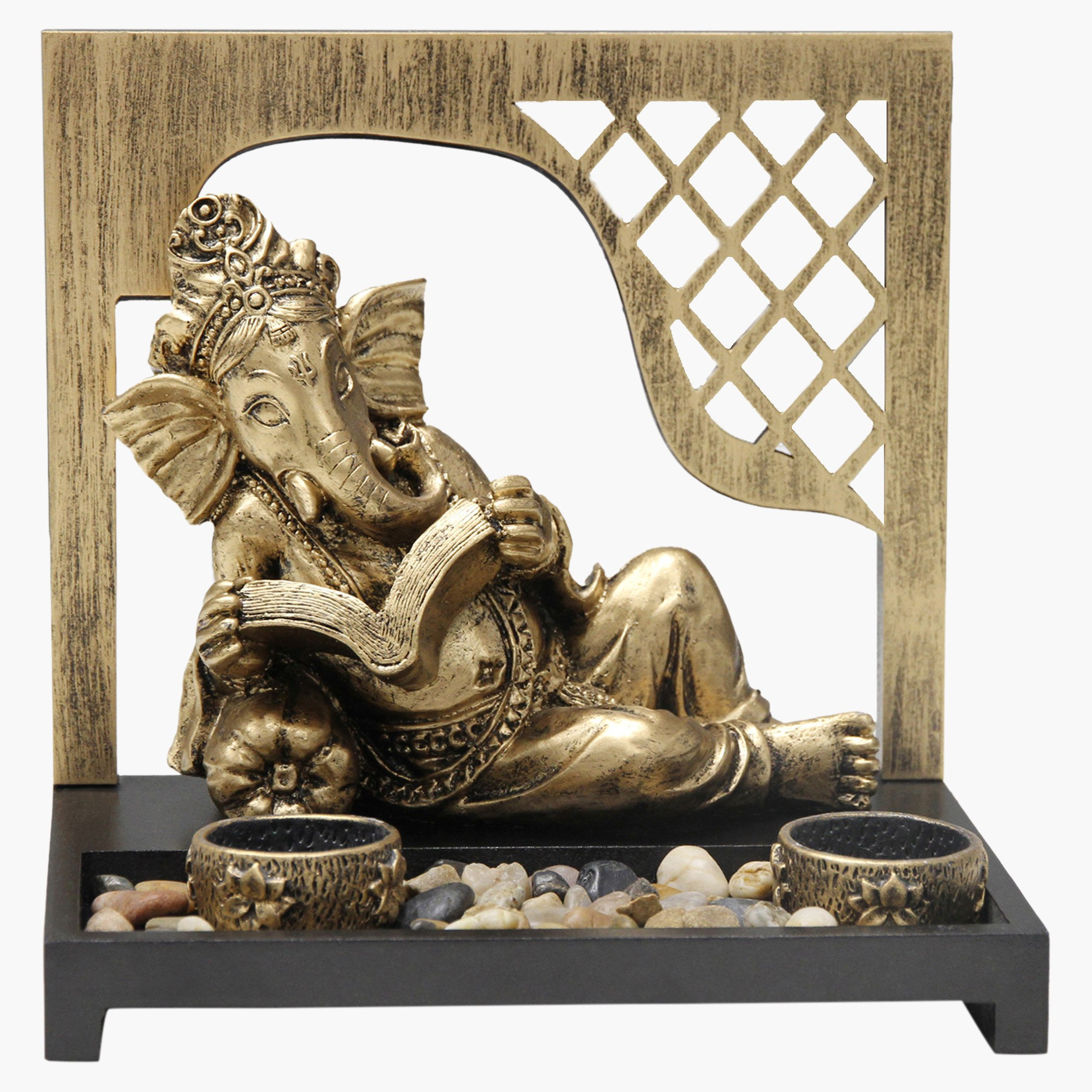 حامل شموع شكل الإلهة جوتشا بقاعدة-hbxlivingroom-decorandaccessories-candleholders-image-2