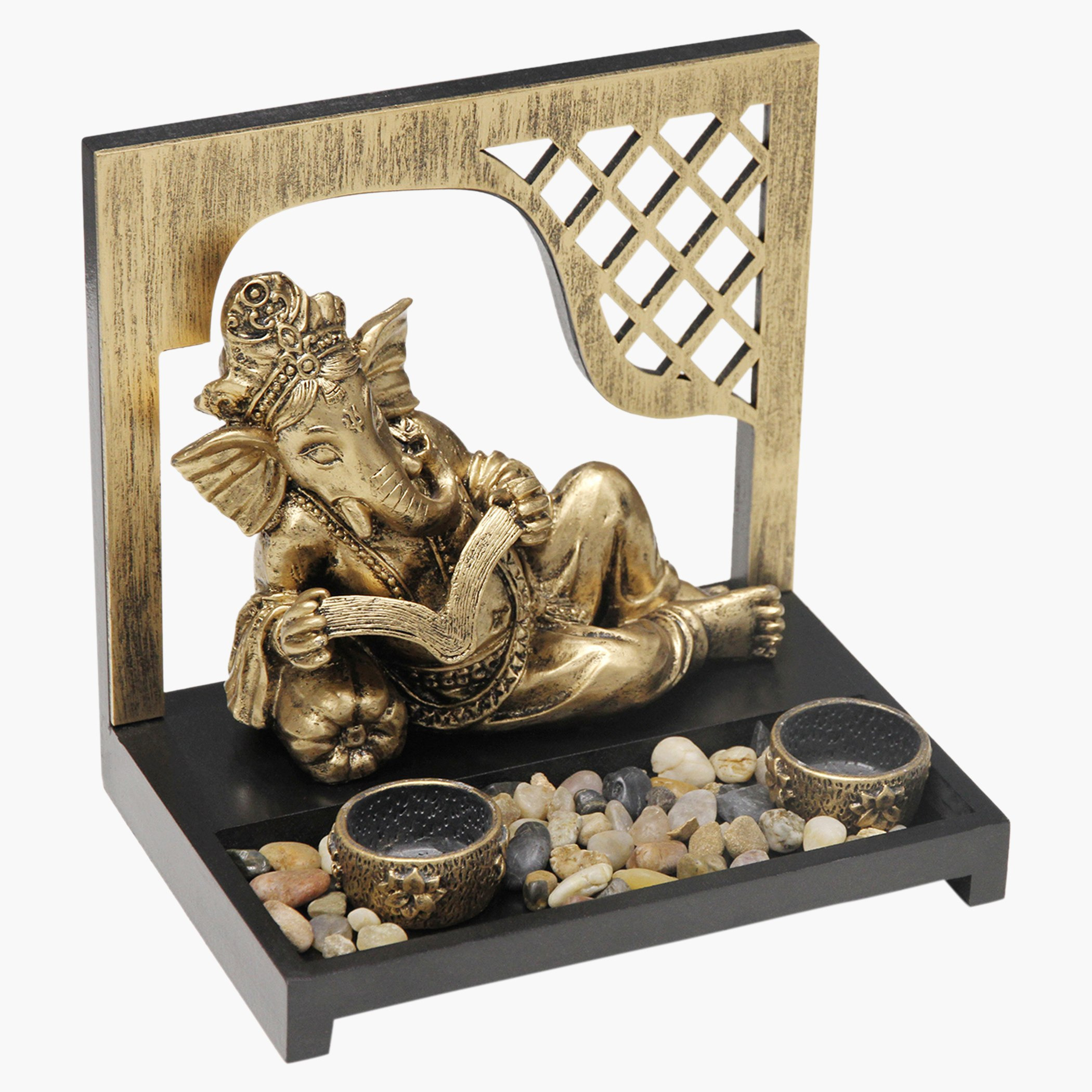 حامل شموع شكل الإلهة جوتشا بقاعدة-hbxlivingroom-decorandaccessories-candleholders-image-3