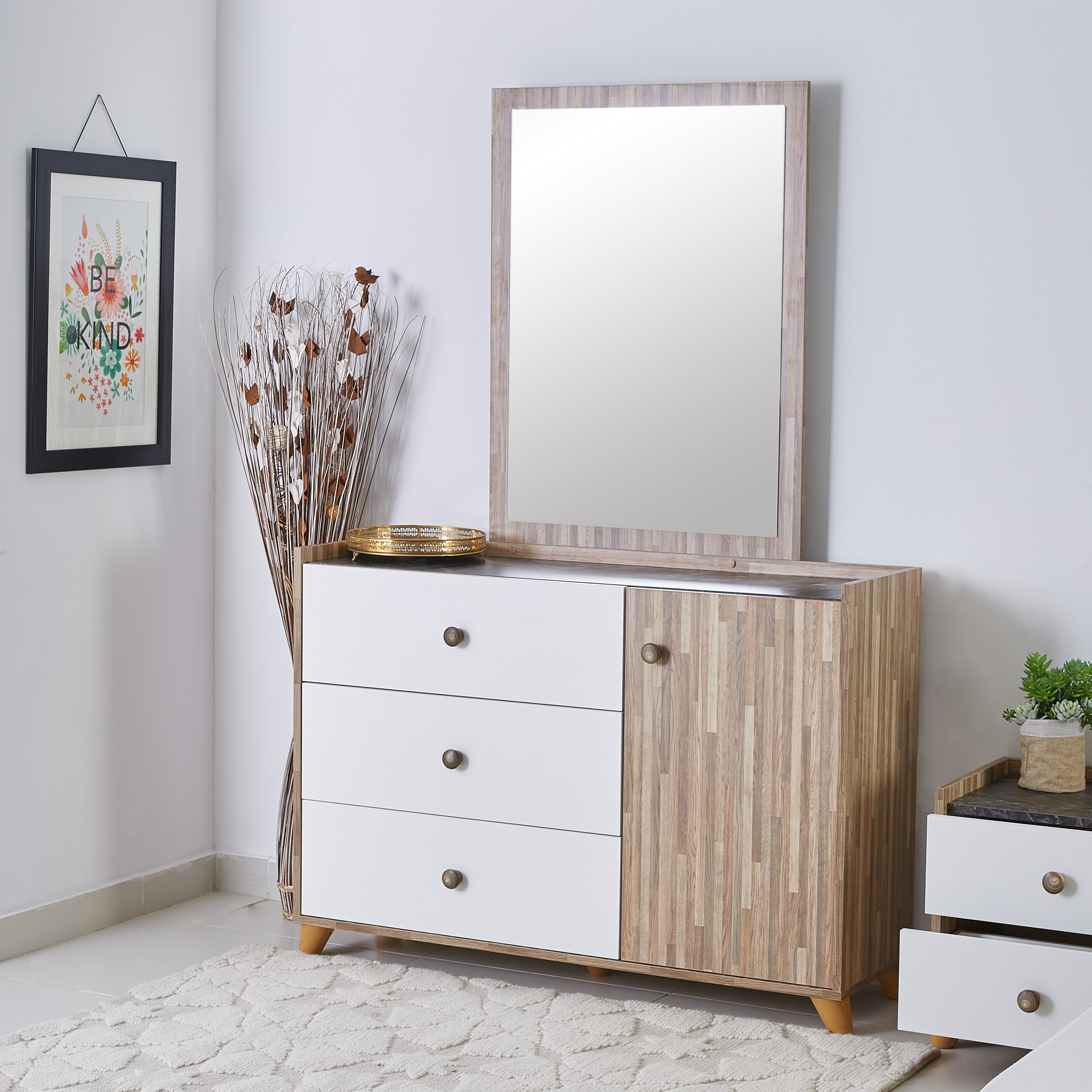 طقم غرفة نوم كينج 6 قطع من سولي - 180x200 سم-hbxbedroom-bedsandbedsets-bedroomsets-king-image-14