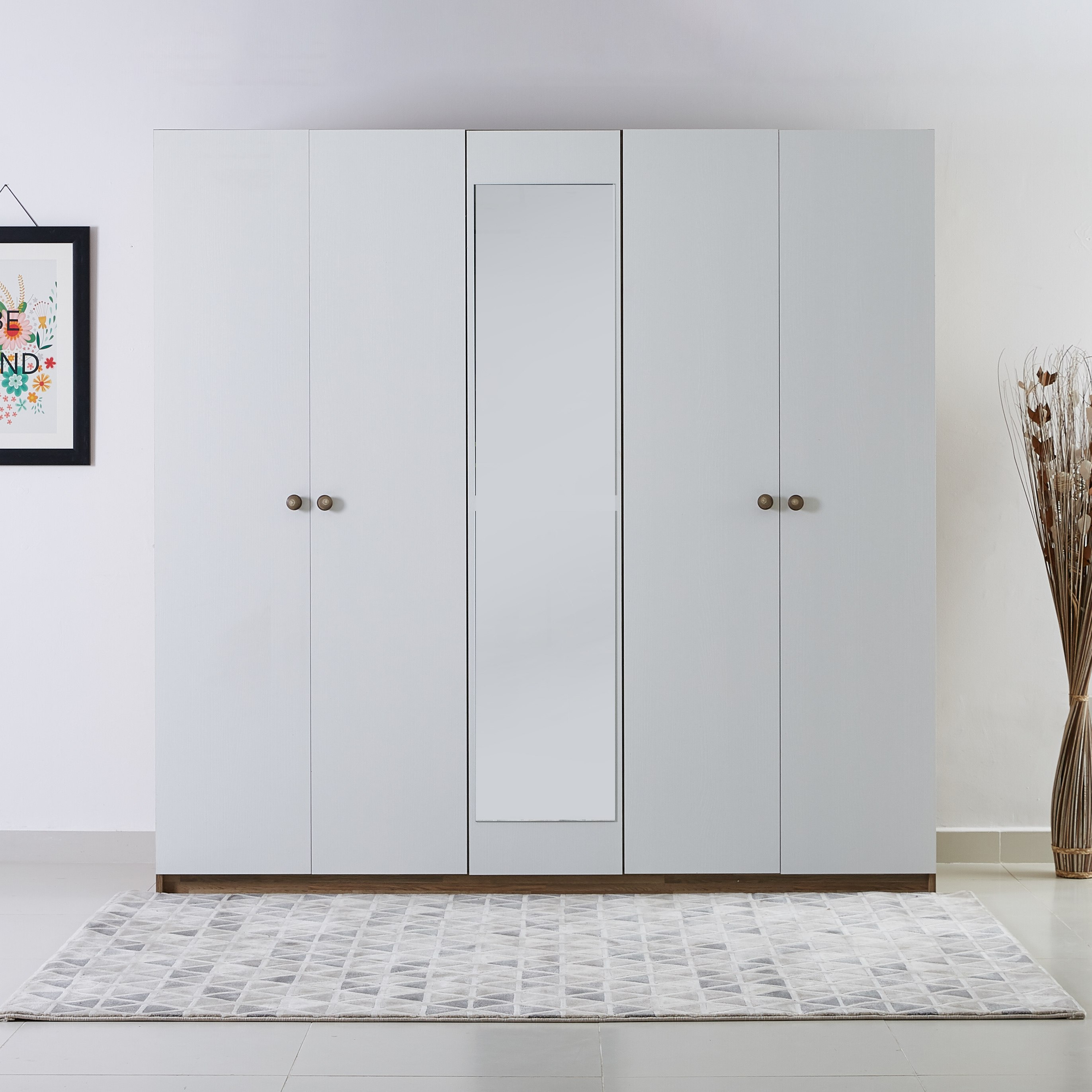 طقم غرفة نوم كينج 6 قطع من سولي - 180x200 سم-hbxbedroom-bedsandbedsets-bedroomsets-king-image-7
