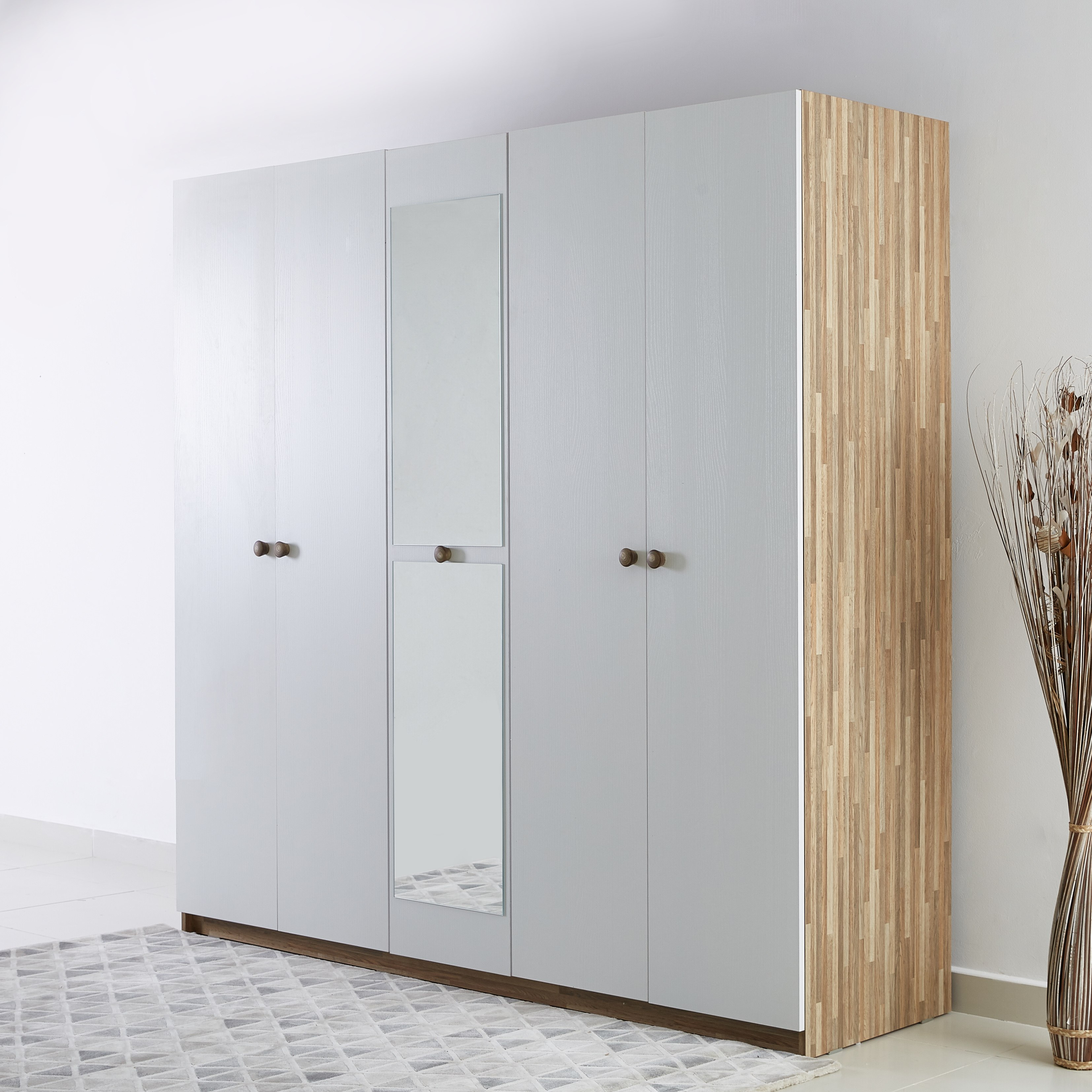 طقم غرفة نوم كينج 6 قطع من سولي - 180x200 سم-hbxbedroom-bedsandbedsets-bedroomsets-king-image-8
