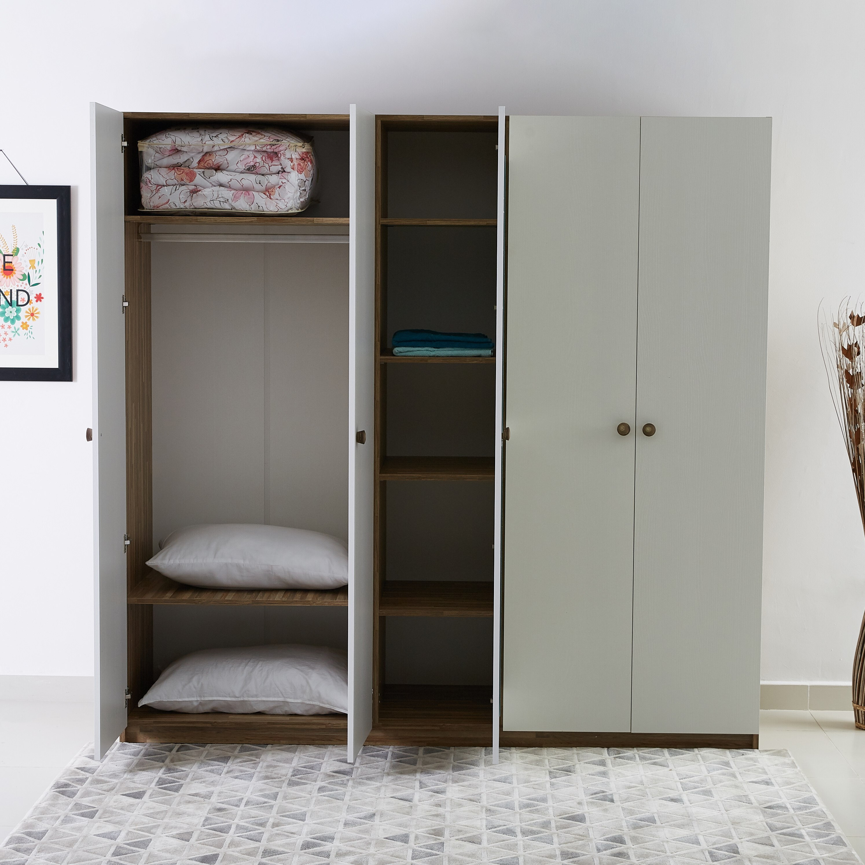 طقم غرفة نوم كينج 6 قطع من سولي - 180x200 سم-hbxbedroom-bedsandbedsets-bedroomsets-king-image-10