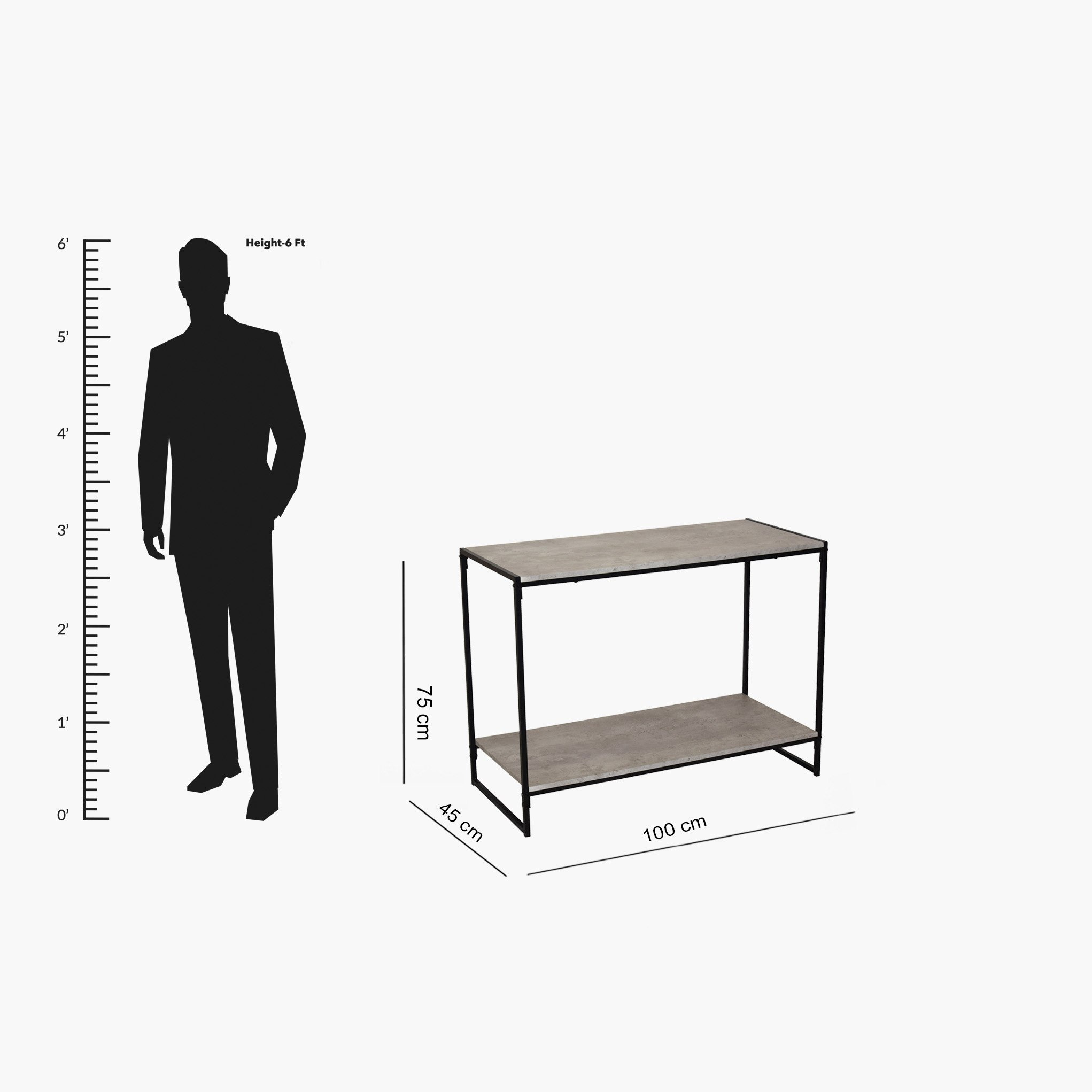 Indy 2-Tier Sofa Table-hbxfurniture-tablesandstands-consoletables-image-5