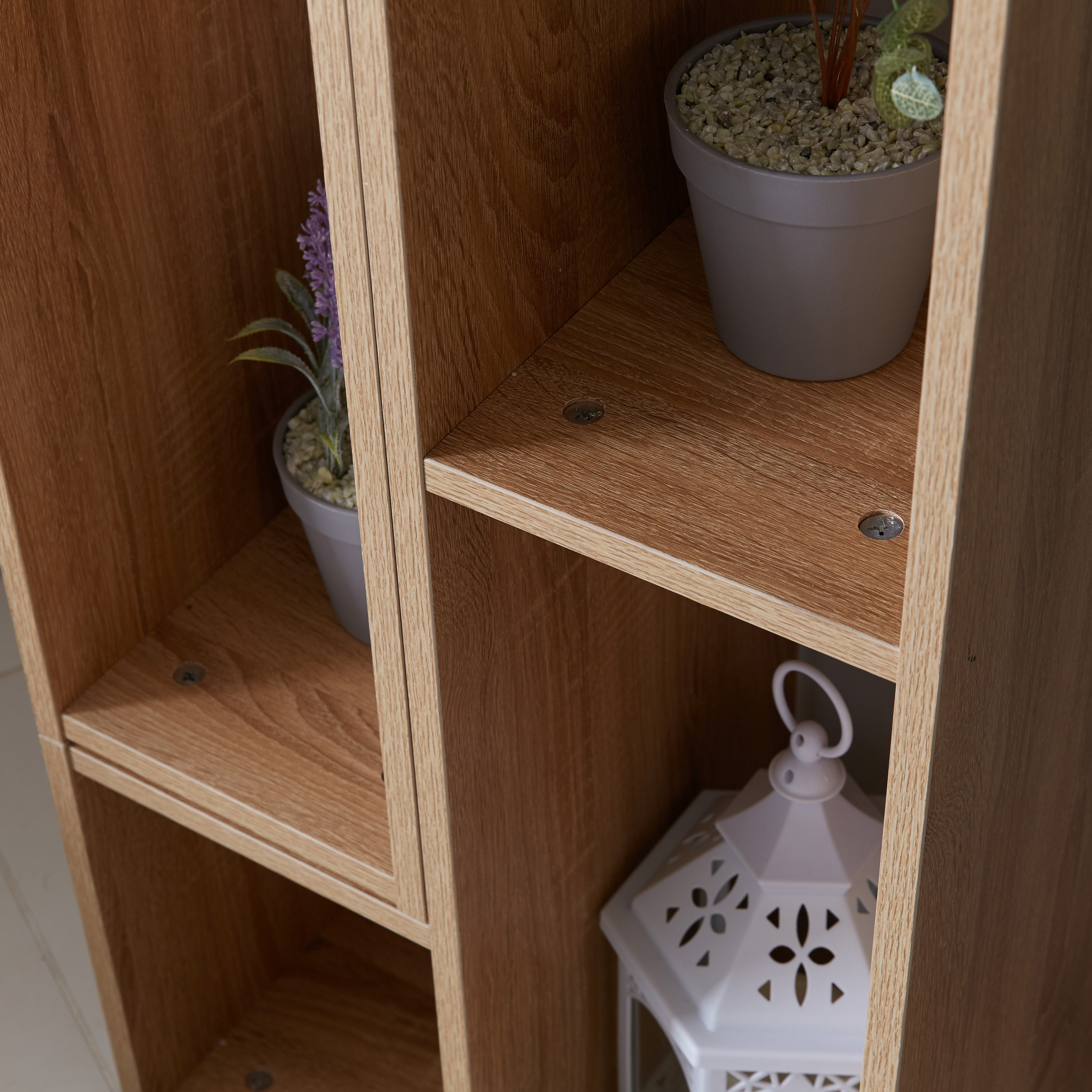 خزانة كتب بطابقين من ألبا - 218x30x43 سم-hbxfurniture-office-bookcases-image-4
