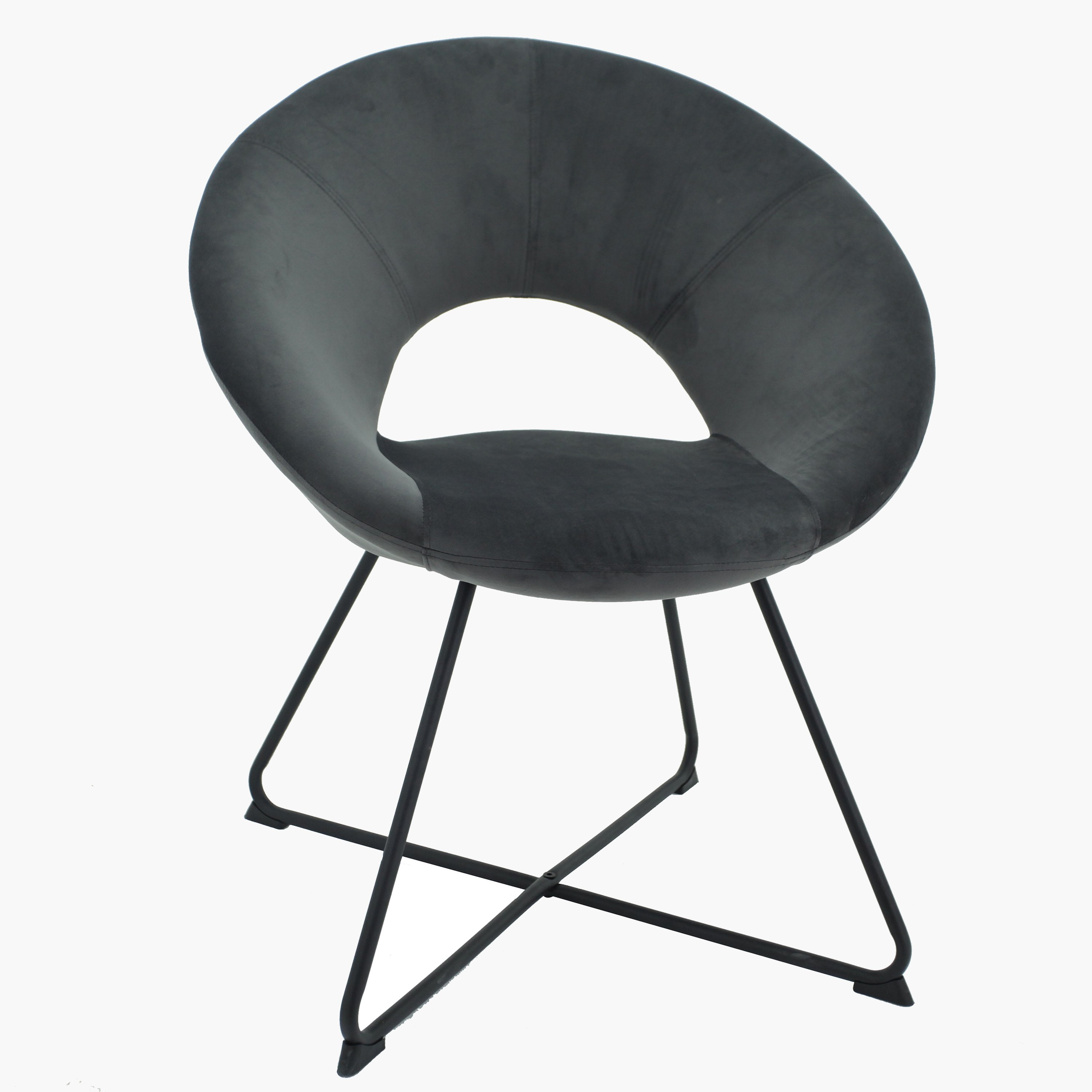 كرسي مخملي مركزي من فليتشر -hbxlivingroom-sofasandarmchairs-easychairs-image-1