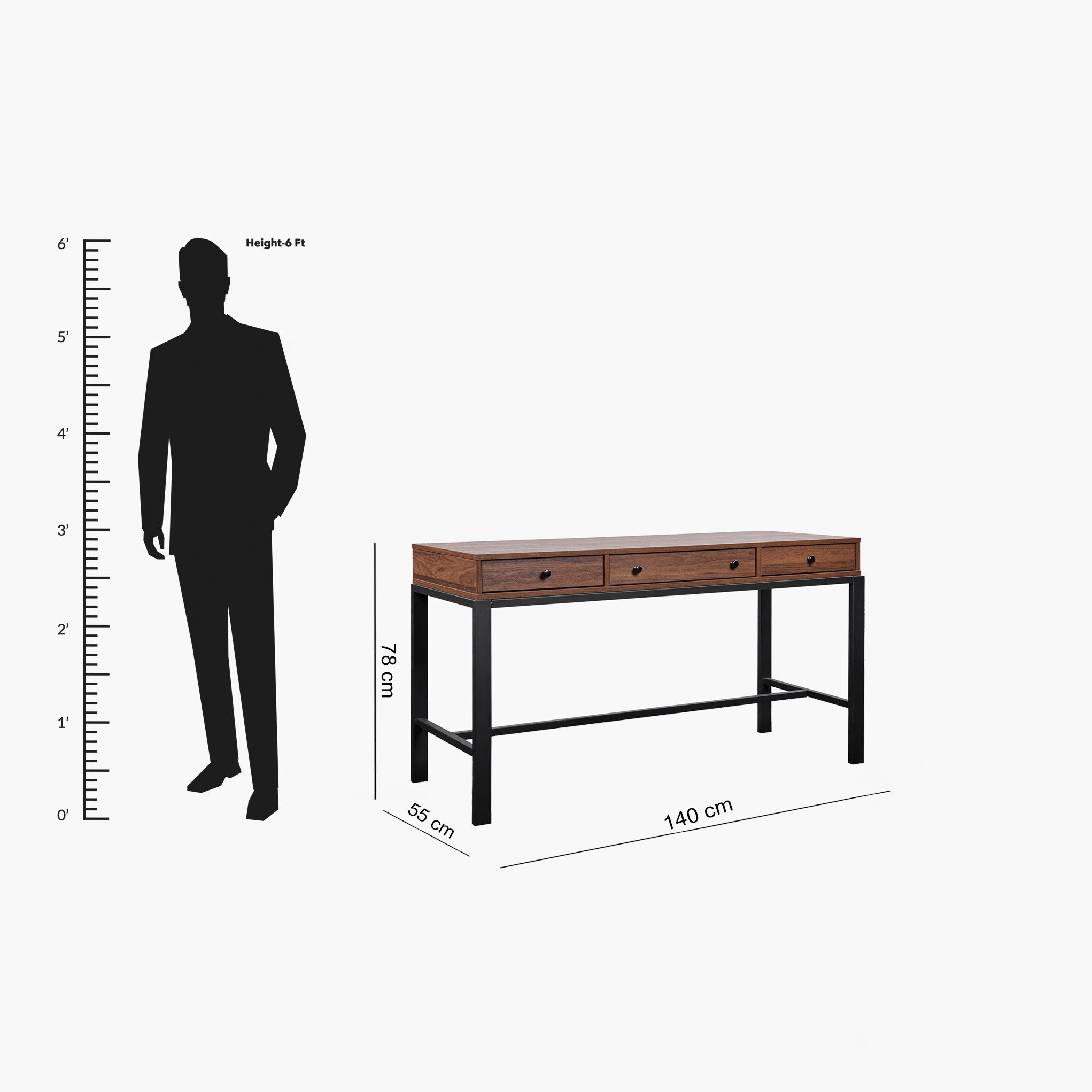 Indiana Study Desk-hbxfurniture-office-desks-image-7