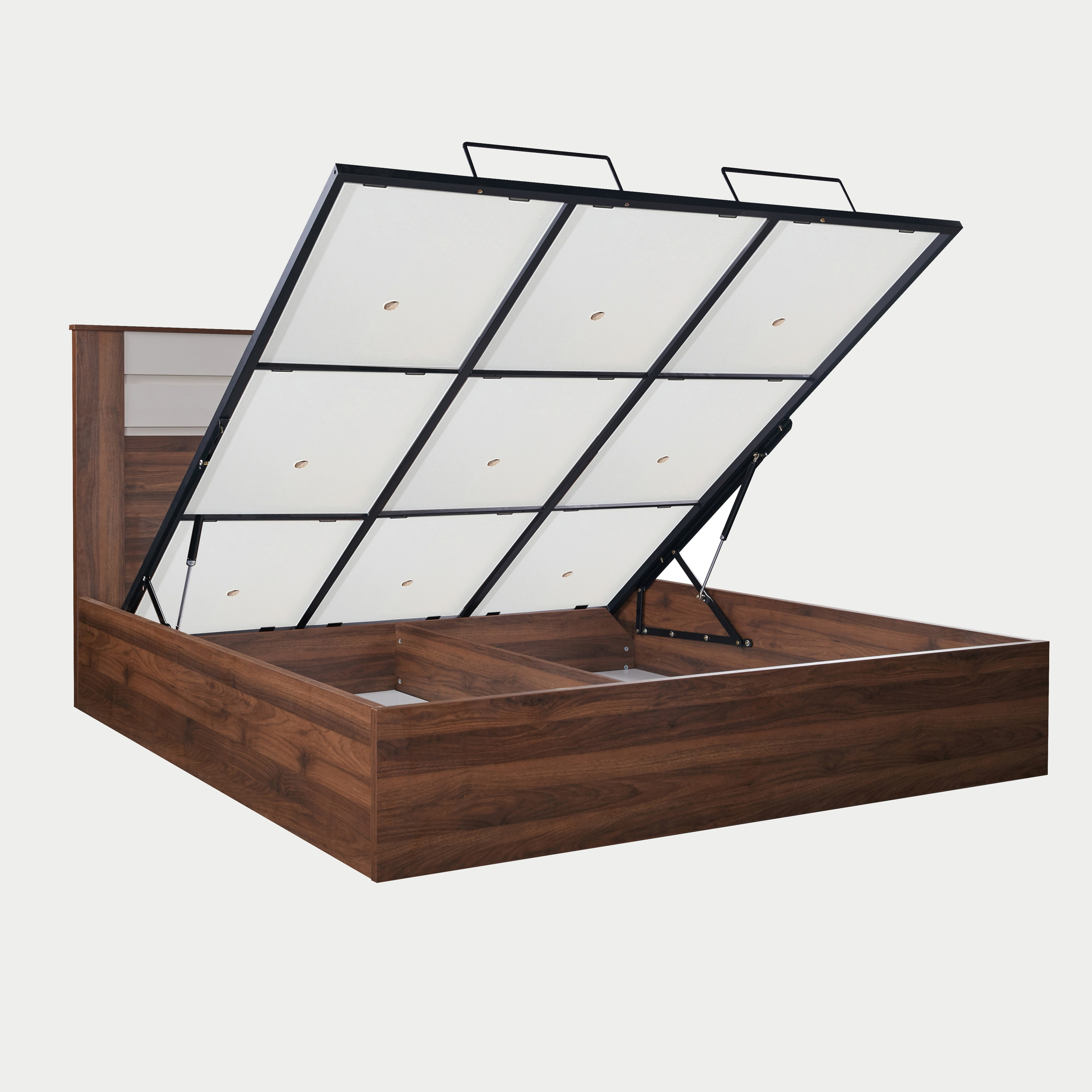 Movo Arizona King-Sized Hydraulic Storage Bed - 180x200 cm-hbxfurniture-bedsandbedsets-beds-king-image-6