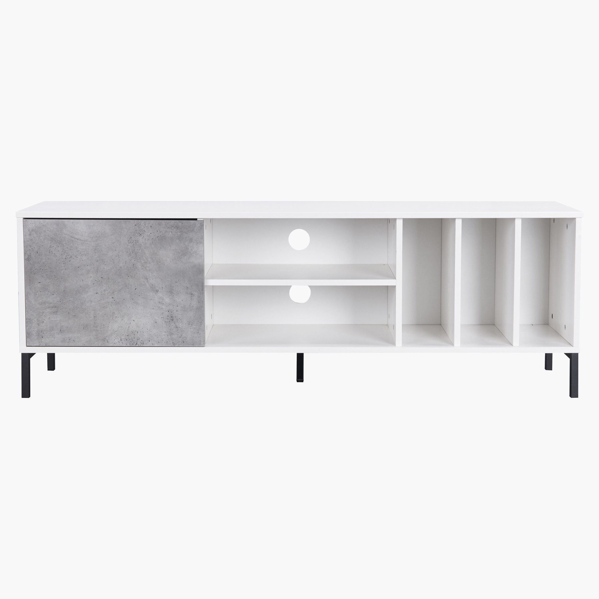 Flex Rectangular Low TV Unit for TVs up to 65 inches-hbxlivingroom-mediaunitsandstorage-tvunits-image-2