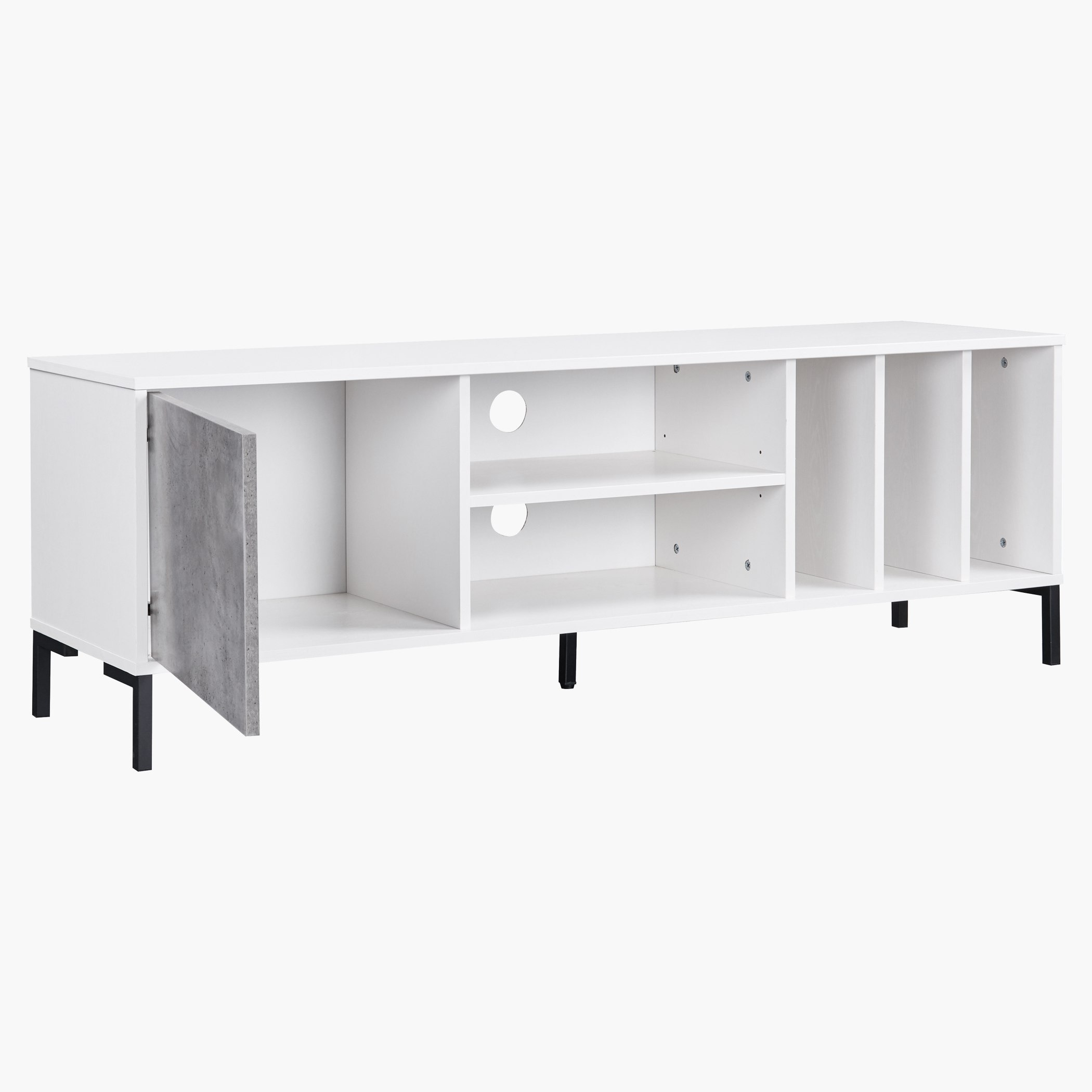 Flex Rectangular Low TV Unit for TVs up to 65 inches-hbxlivingroom-mediaunitsandstorage-tvunits-image-3