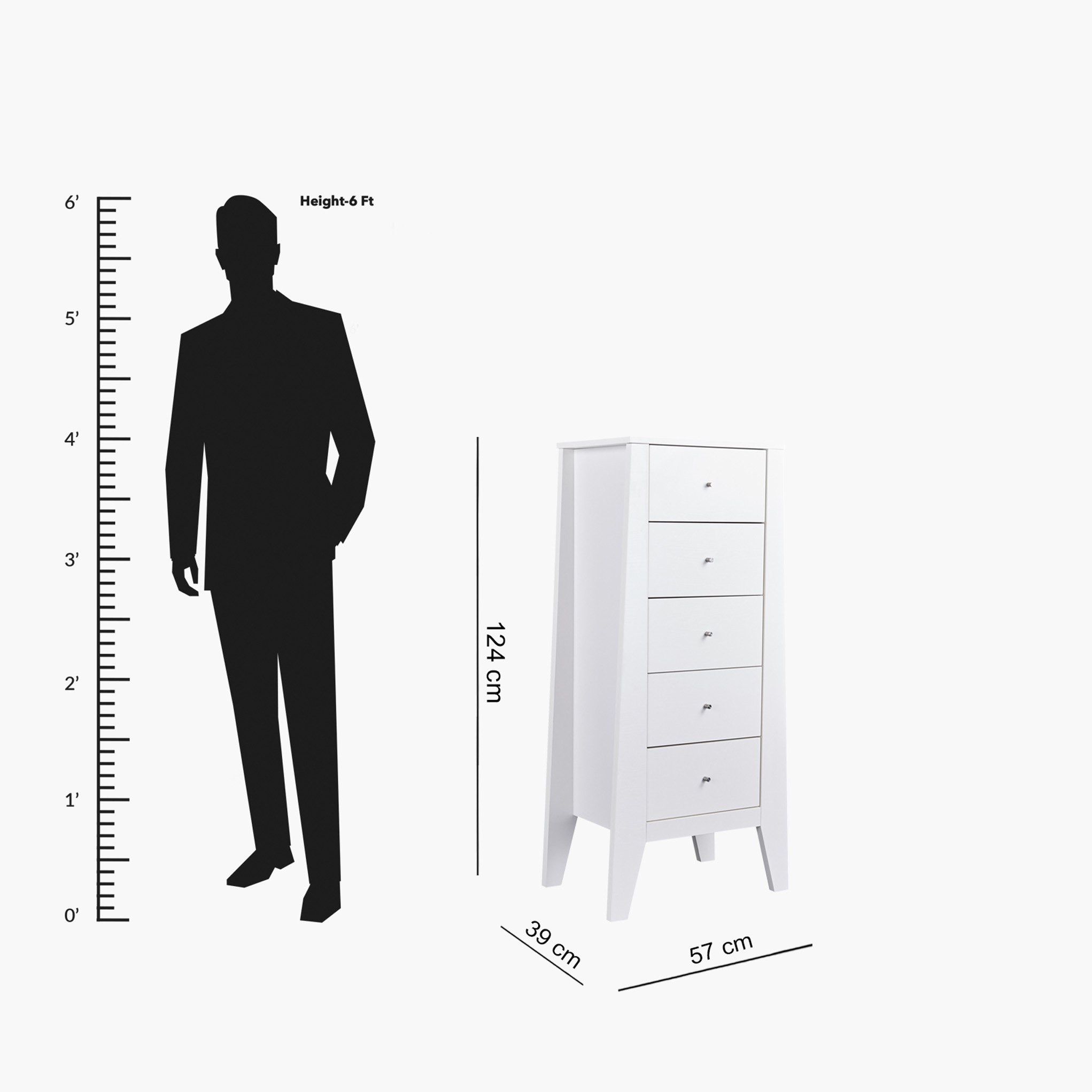Movo Tokyo Chest of 5-Drawers-hbxkidsandyouth-dressersandchests-chestofdrawers-image-7