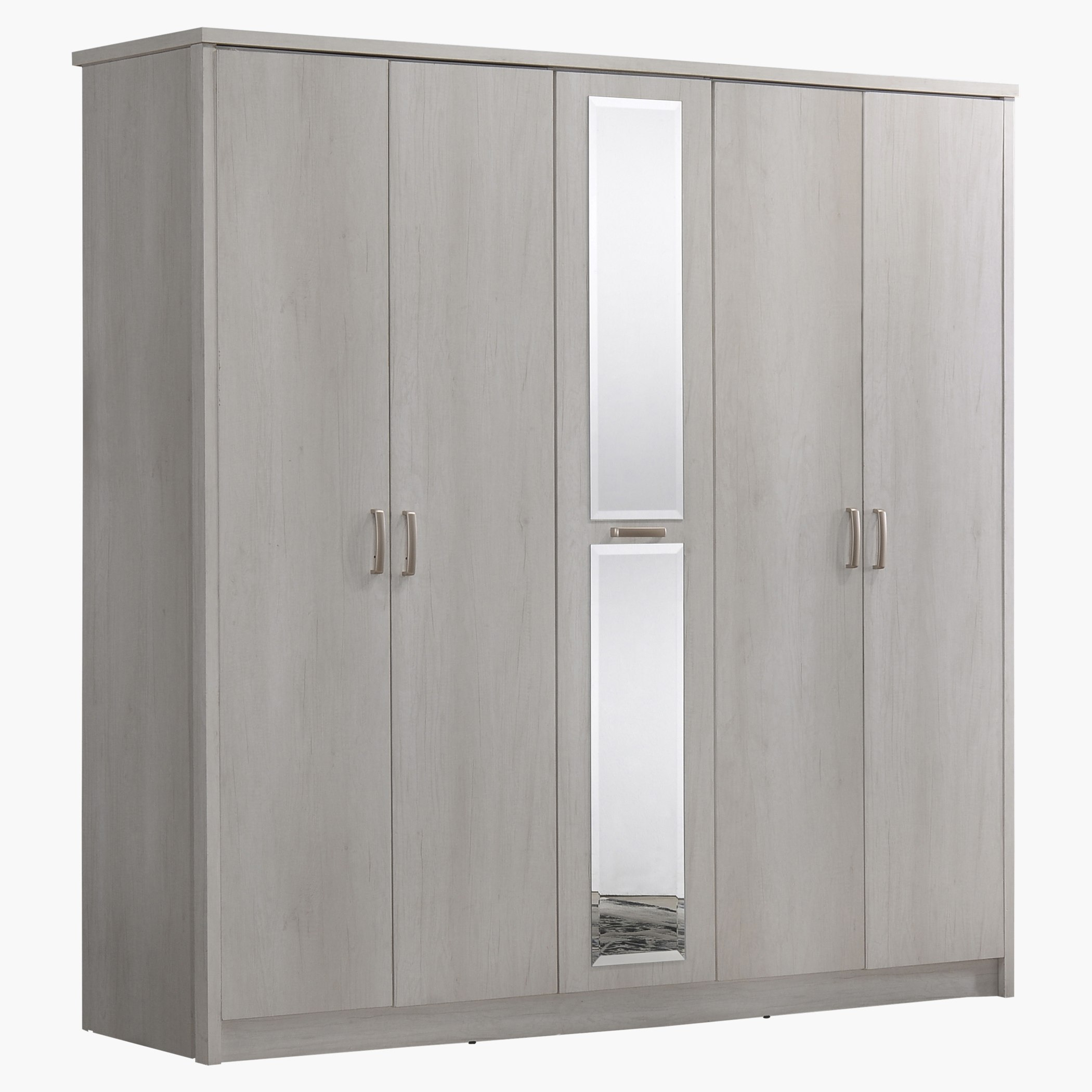 خزانة ملابس 5 أبواب مع مرآة - كوبر من موڤو-hbxfurniture-wardrobes-image-2