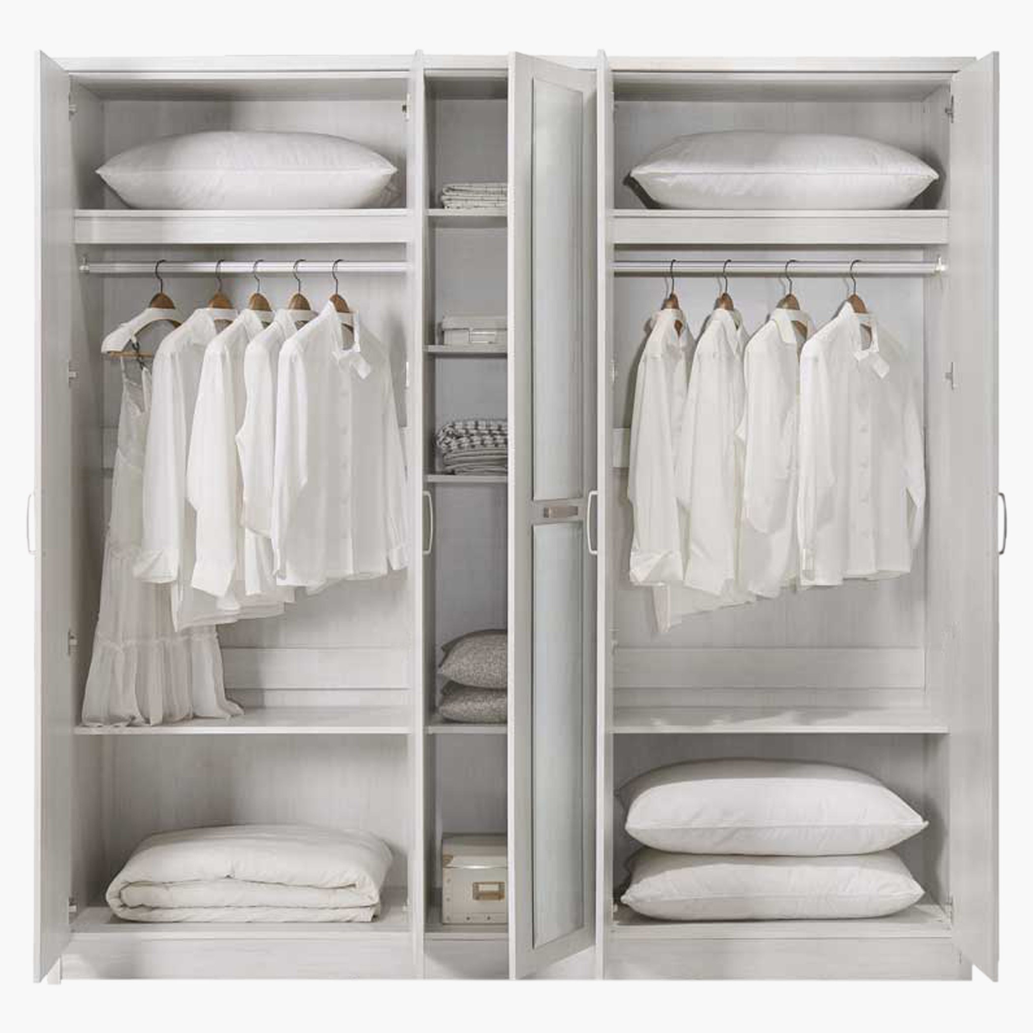 خزانة ملابس 5 أبواب مع مرآة - كوبر من موڤو-hbxfurniture-wardrobes-image-4