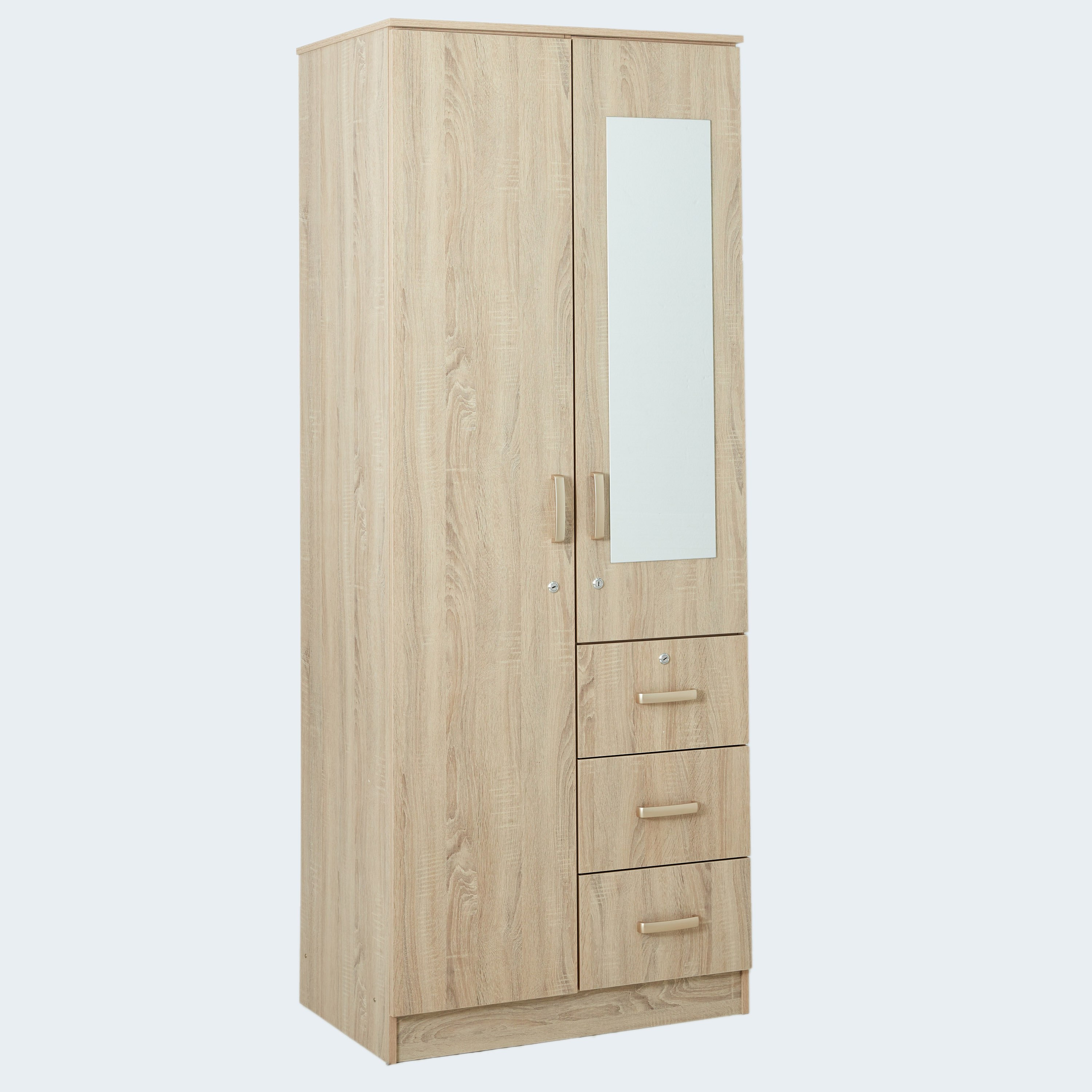 Movo Cooper 2-Door Wardrobe with 3 Drawers and Mirror-PROMO_HB_KSA_HBX10_190925-image-10