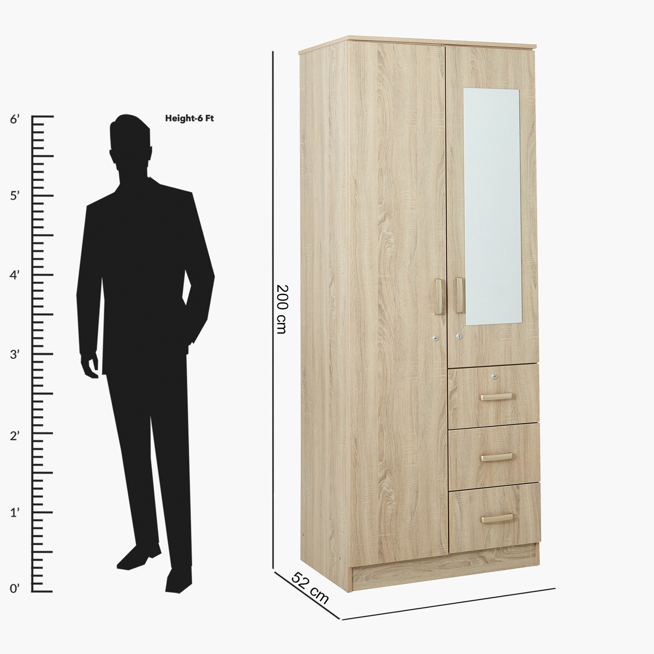 Movo Cooper 2-Door Wardrobe with 3 Drawers and Mirror-PROMO_HB_KSA_HBX10_190925-image-11