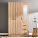 Cooper 3-Door Wardrobe with 3-Drawers and Mirror-Wardrobes-thumbnailMobile-0