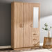 Cooper 3-Door Wardrobe with 3-Drawers and Mirror-Wardrobes-thumbnail-3