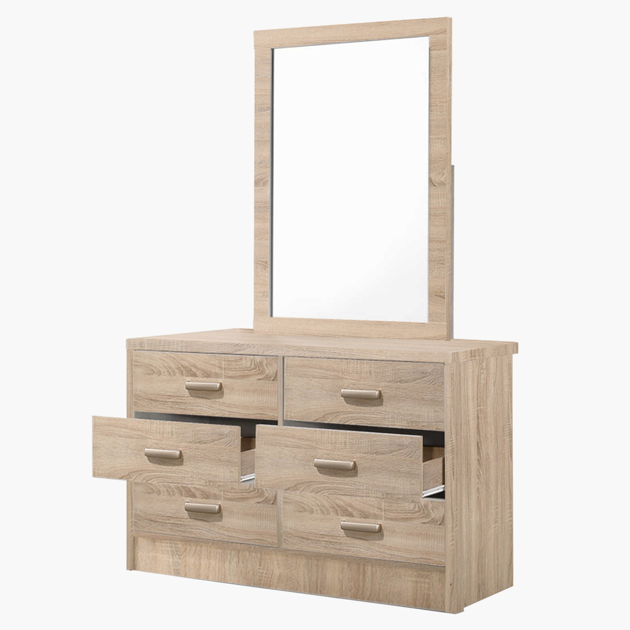 مرآة دون طاولة تزيين كبيرة 6 أدراج - كوبر من موڤو -hbxfurniture-bedroom-dressersandmirrors-image-3