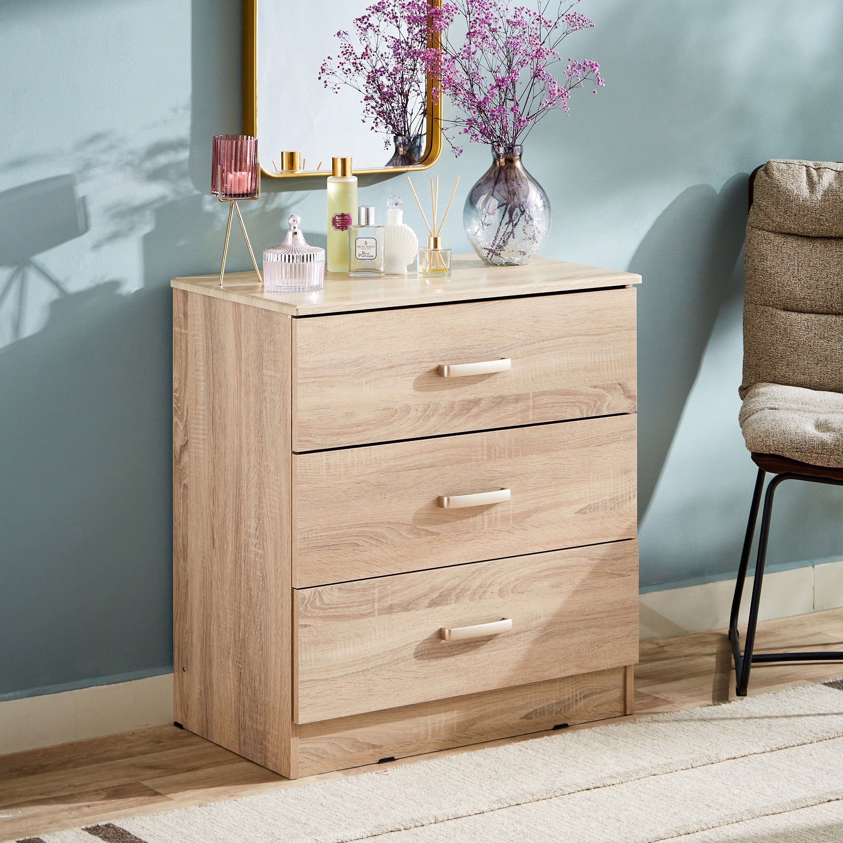 Shop Cooper 3Drawer Young Dresser without Mirror Online Home box Qatar