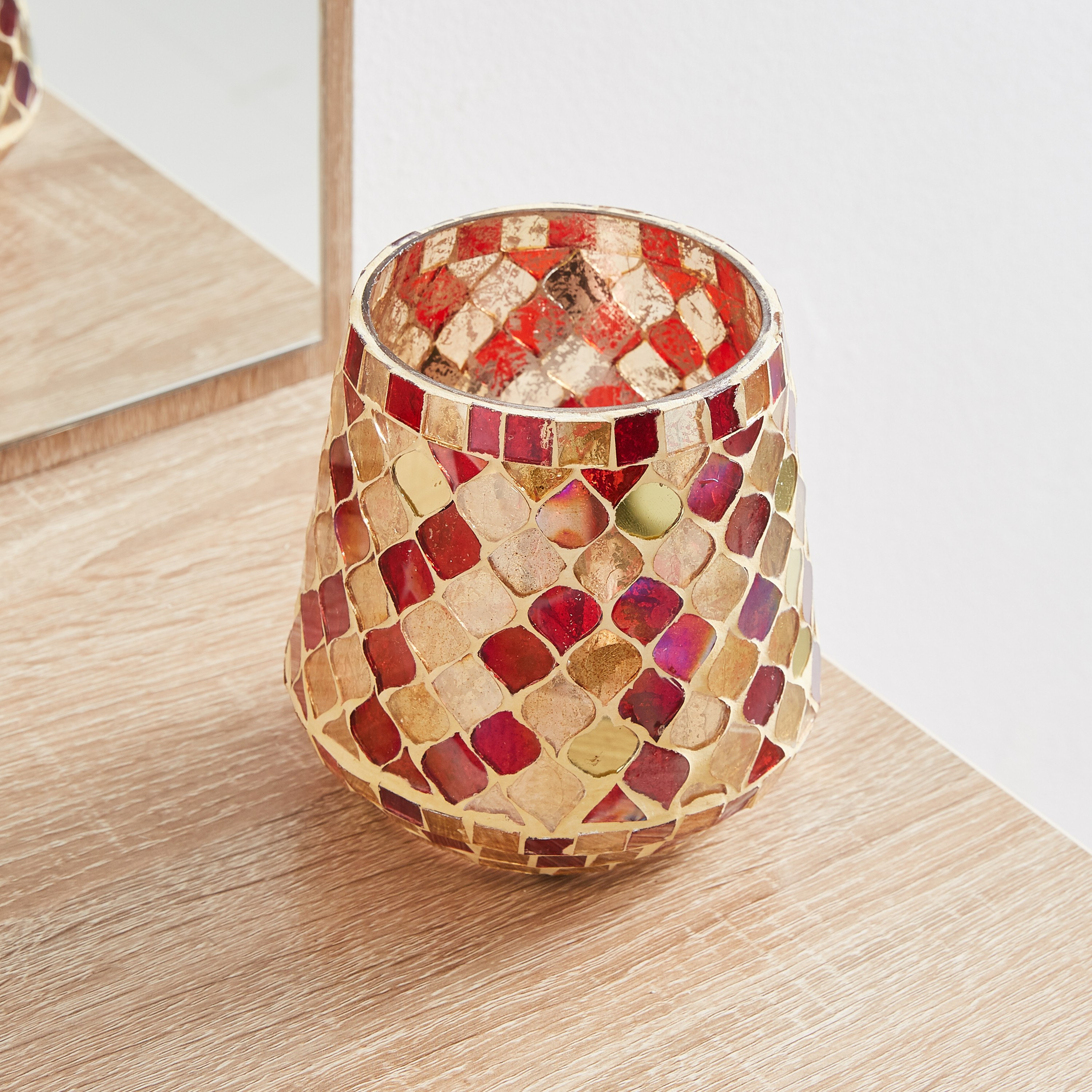 حامل شموع  على شكل فانوس فسيفساء من ليستر-hbxlivingroom-decorandaccessories-candleholders-image-2