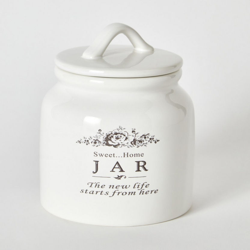 Sweet Home Printed Canister- 14x17 cm-Containers and Jars-image-5