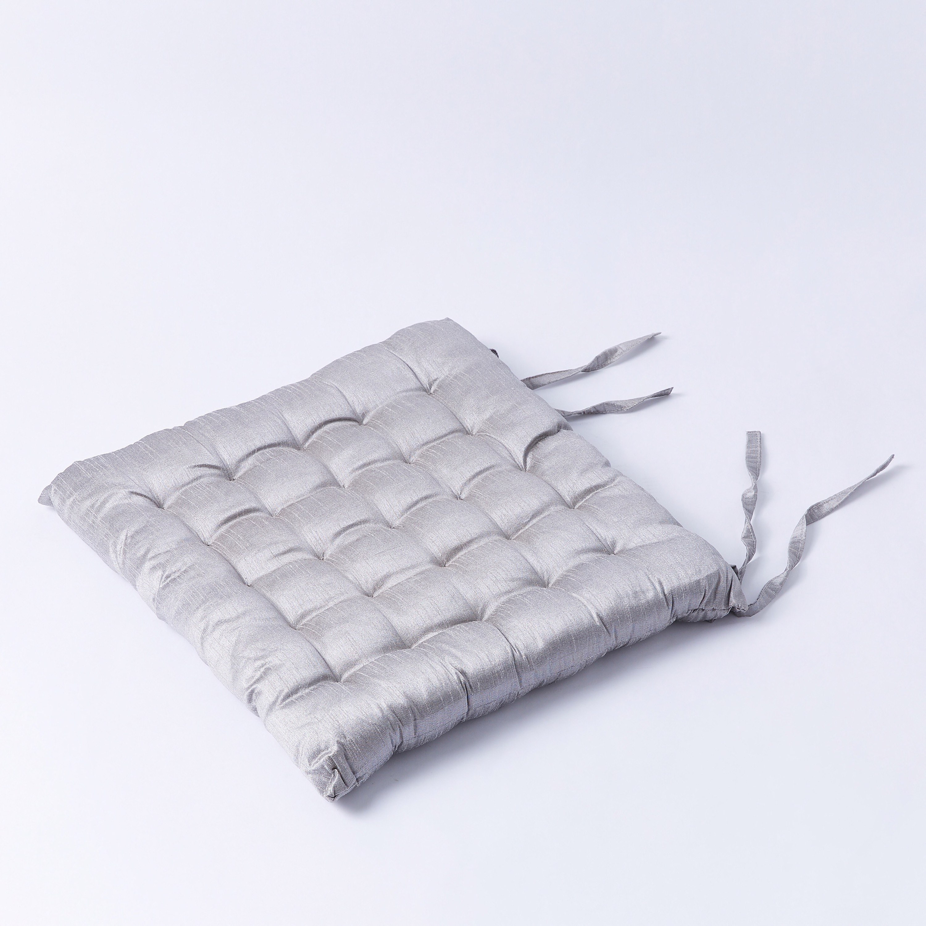 Dupioni Tucked Chair Pad - 40x40 cm-PROMO_HB_AE_B1G1_250925-image-4