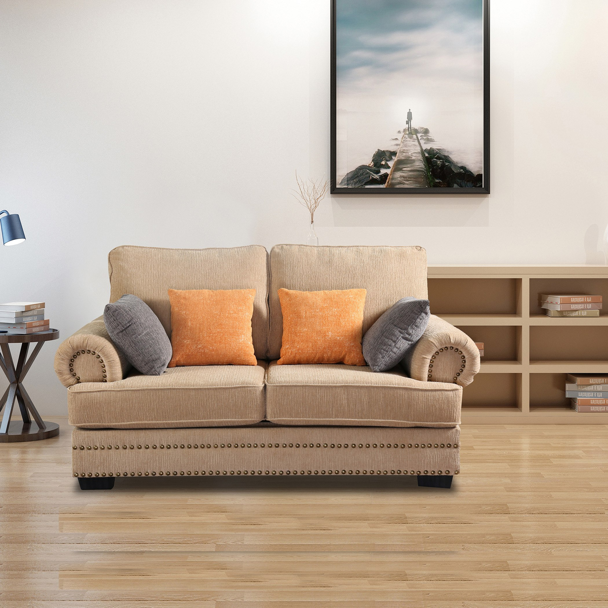 كنبة بمقعدين و4 وسائد من دورهام-hbxlivingroom-sofasandarmchairs-sofas-image-1