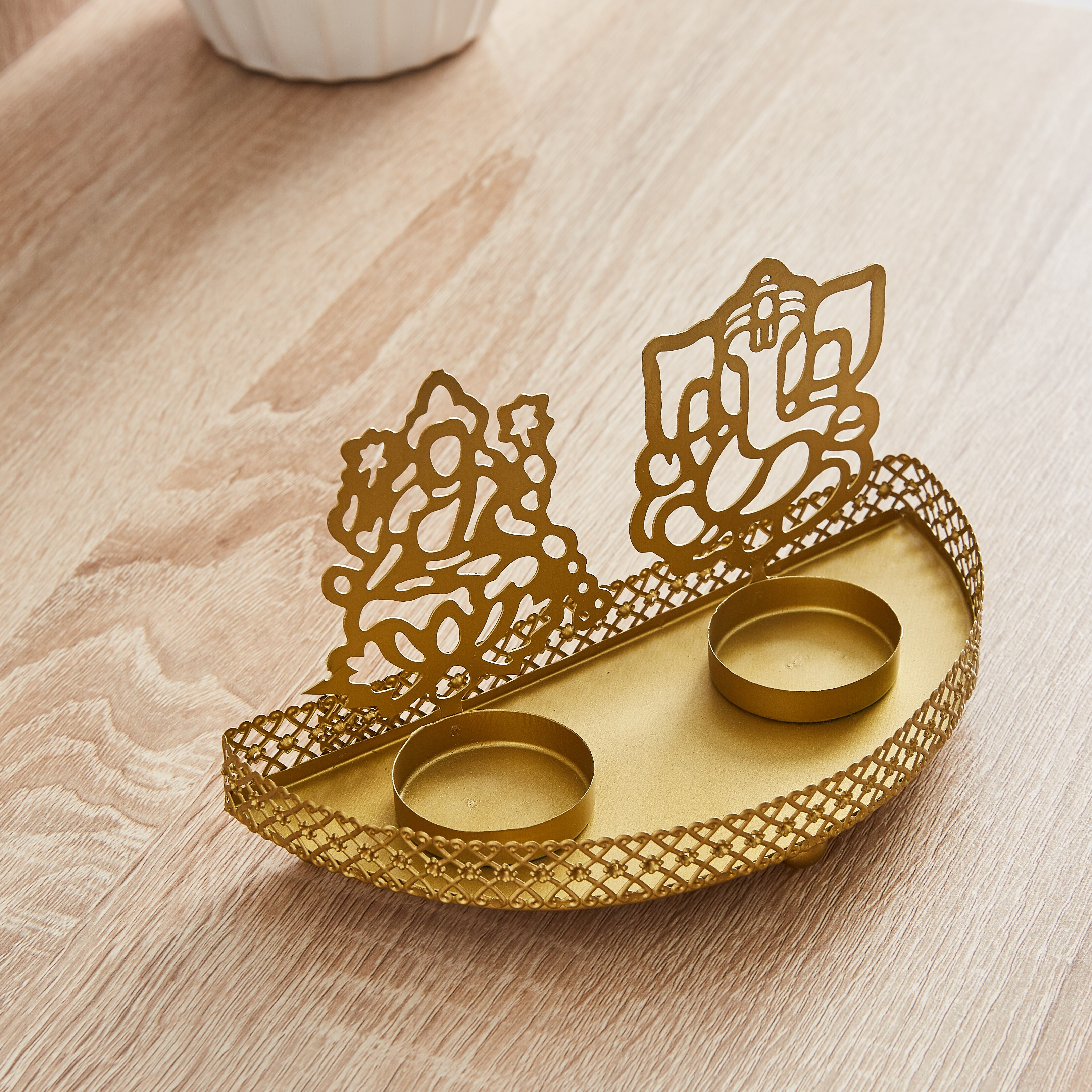 صينية حامل شموع من لاكشمي جانيشا-hbxlivingroom-decorandaccessories-candleholders-image-2