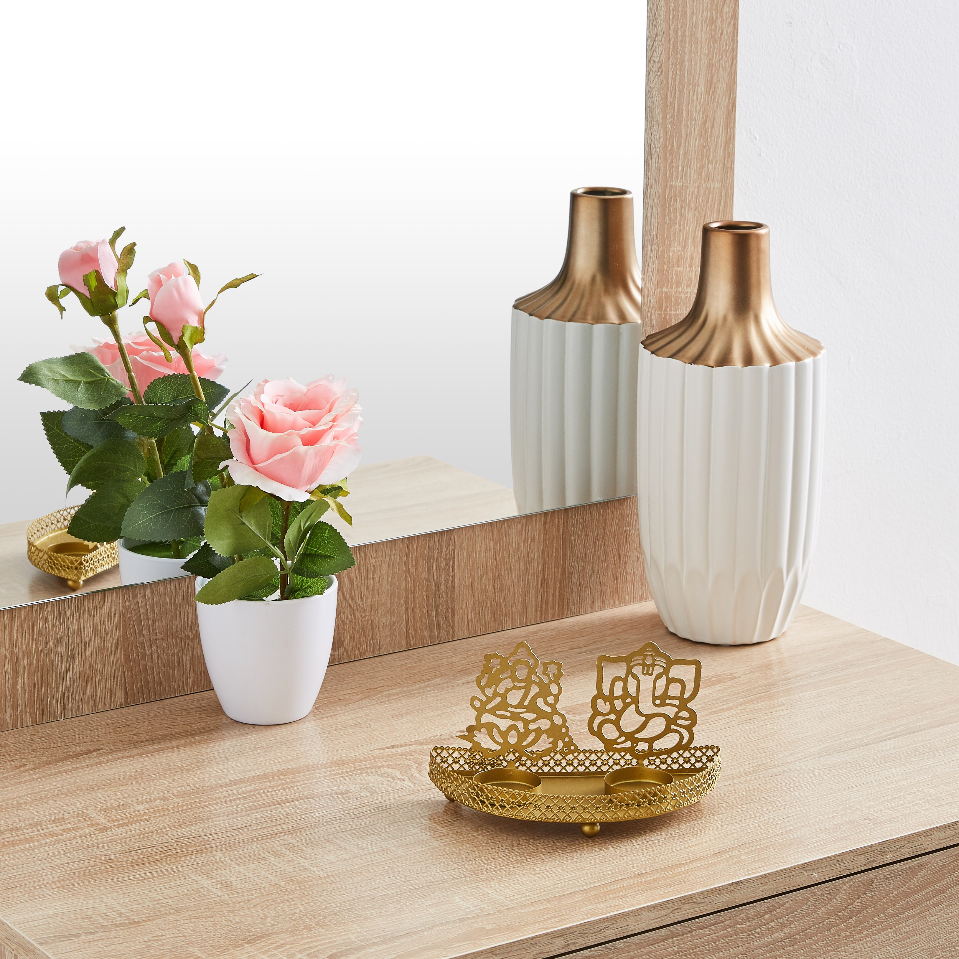 صينية حامل شموع من لاكشمي جانيشا-hbxlivingroom-decorandaccessories-candleholders-image-3