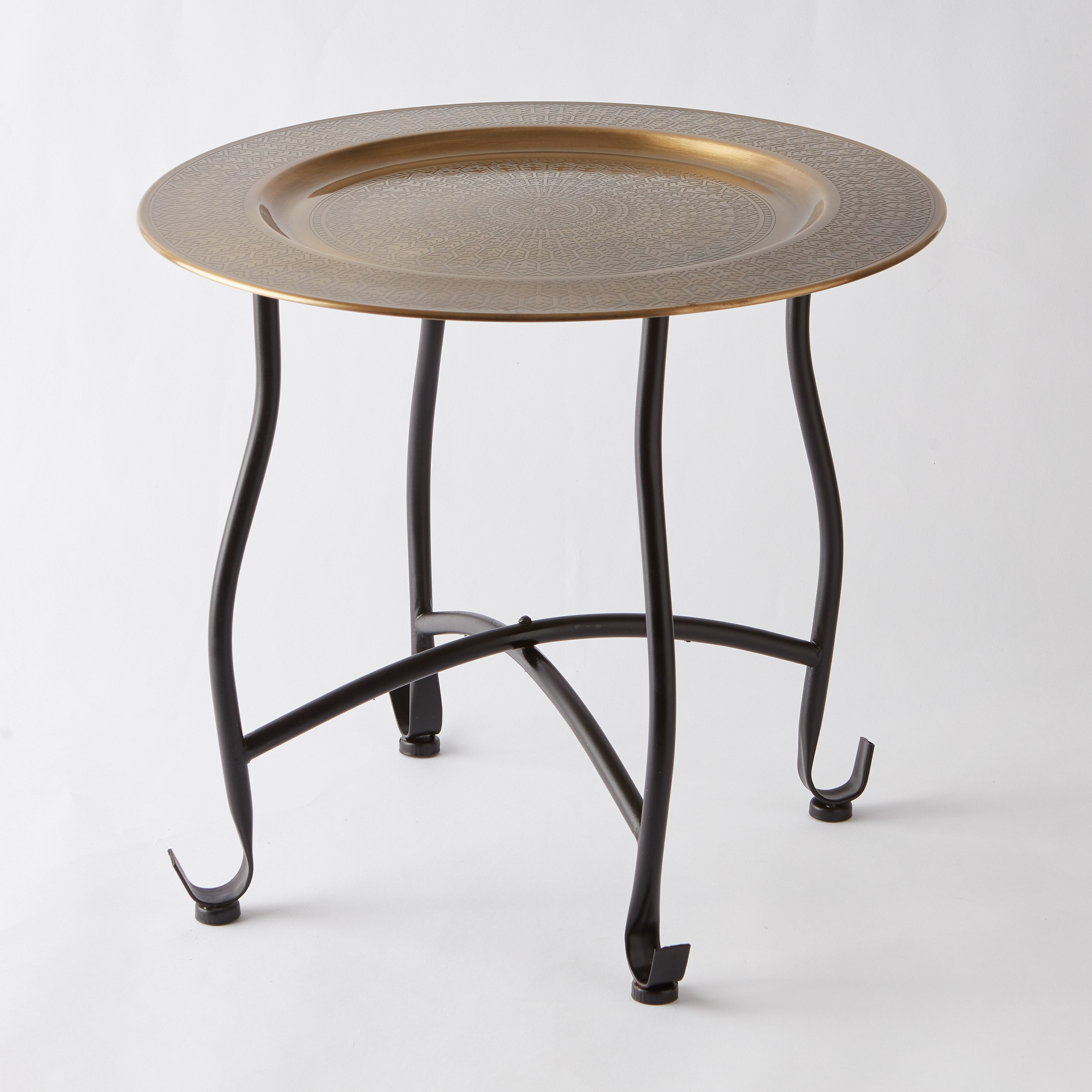 طاولة مغربية مستديرة بحامل-hbxfurniture-livingroom-endtables-image-4