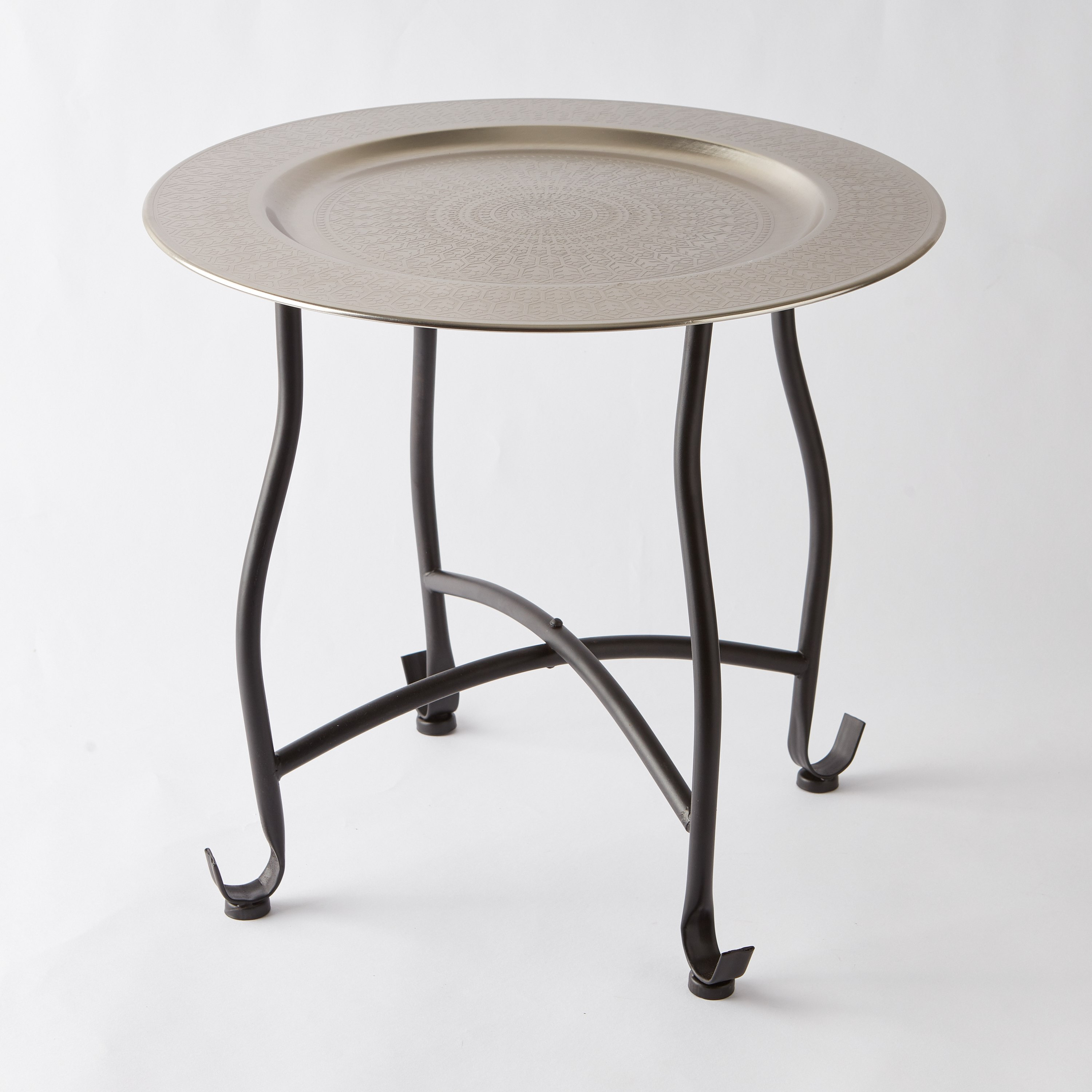 طاولة مغربية مستديرة بحامل-hbxfurniture-livingroom-endtables-image-4