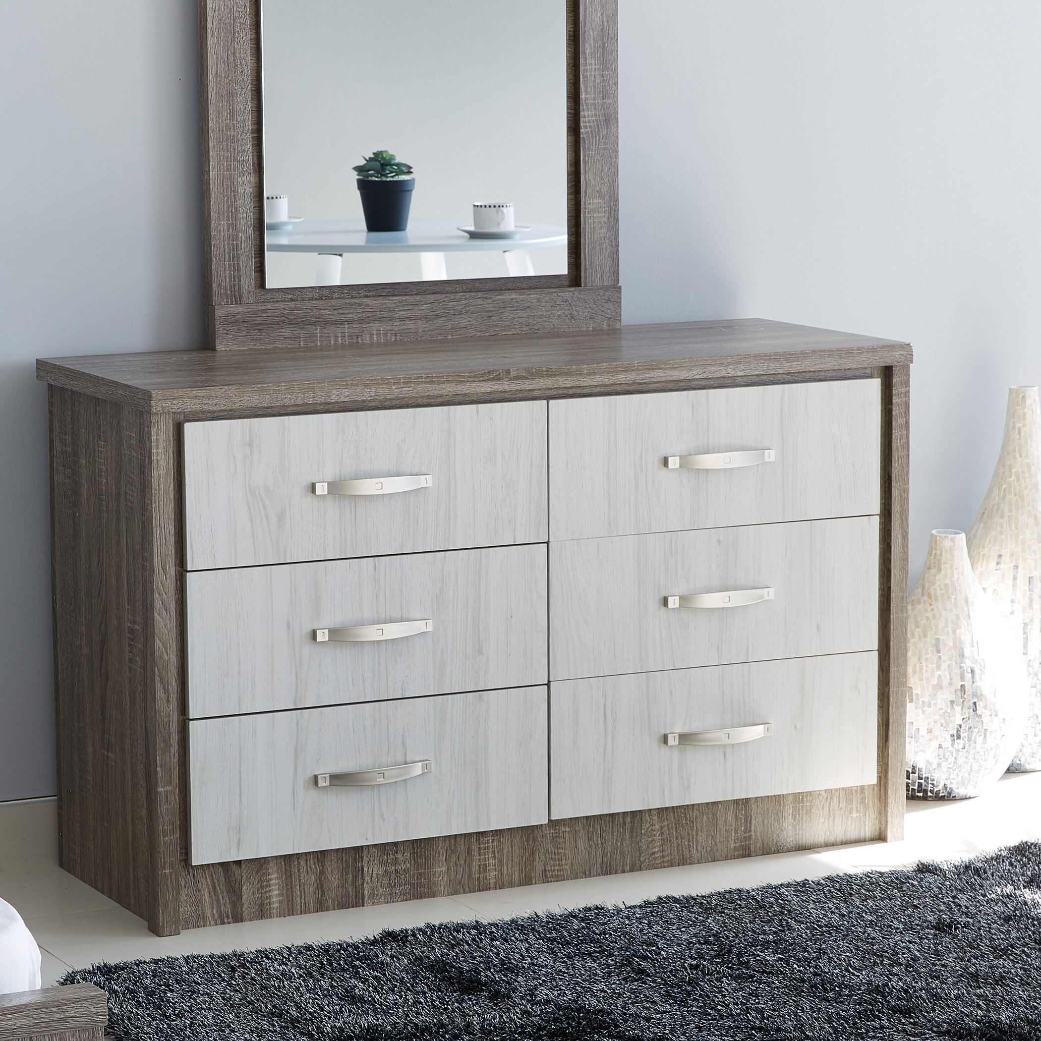 طاولة تزيين كبيرة بـ 6 أدراج بدون مرآة من مارس-hbxfurniture-bedroom-dressersandmirrors-image-1
