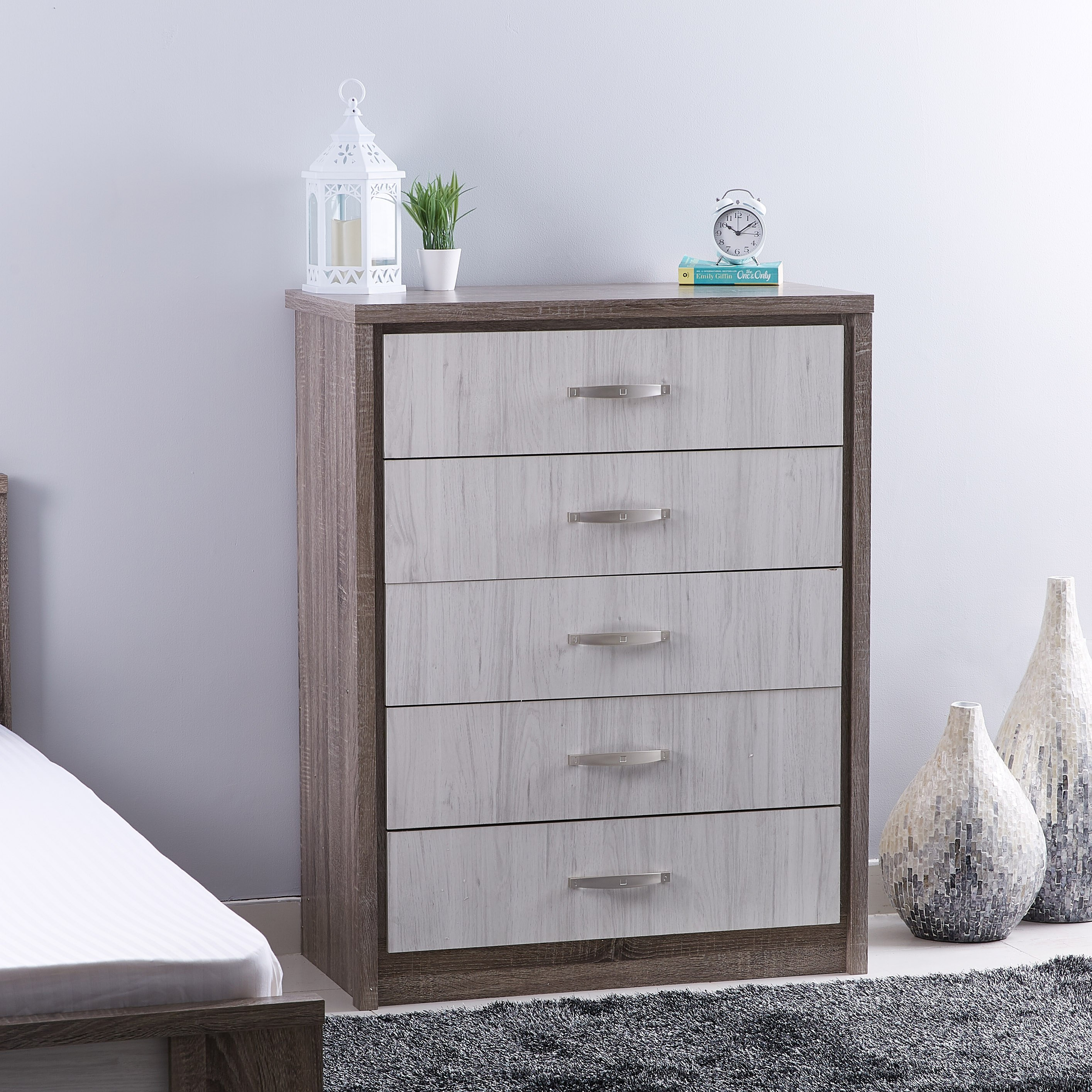 وحدة تخزين بـ5 أدراج من مارس-hbxfurniture-dressersandchests-chestofdrawers-image-1