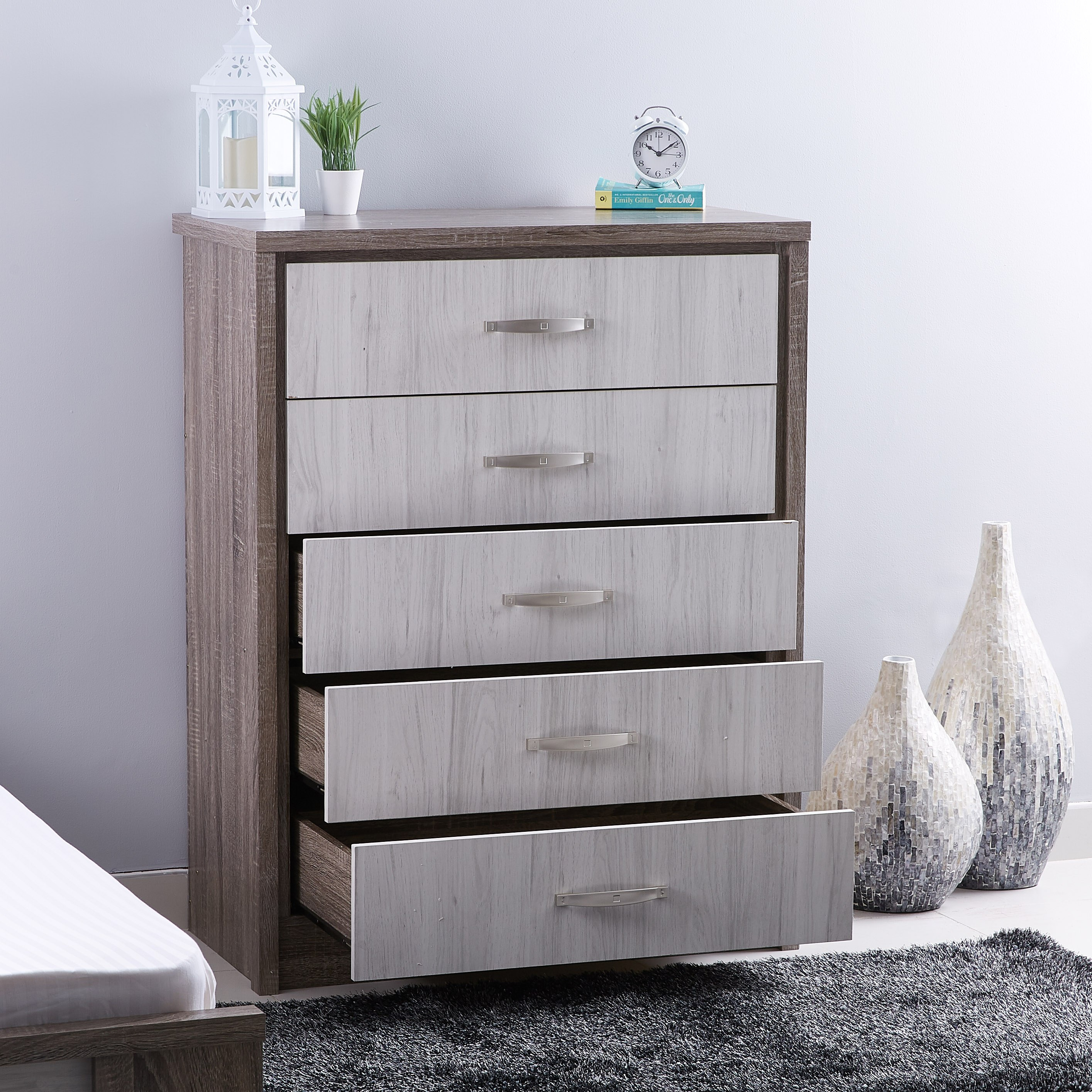 وحدة تخزين بـ5 أدراج من مارس-hbxfurniture-dressersandchests-chestofdrawers-image-2