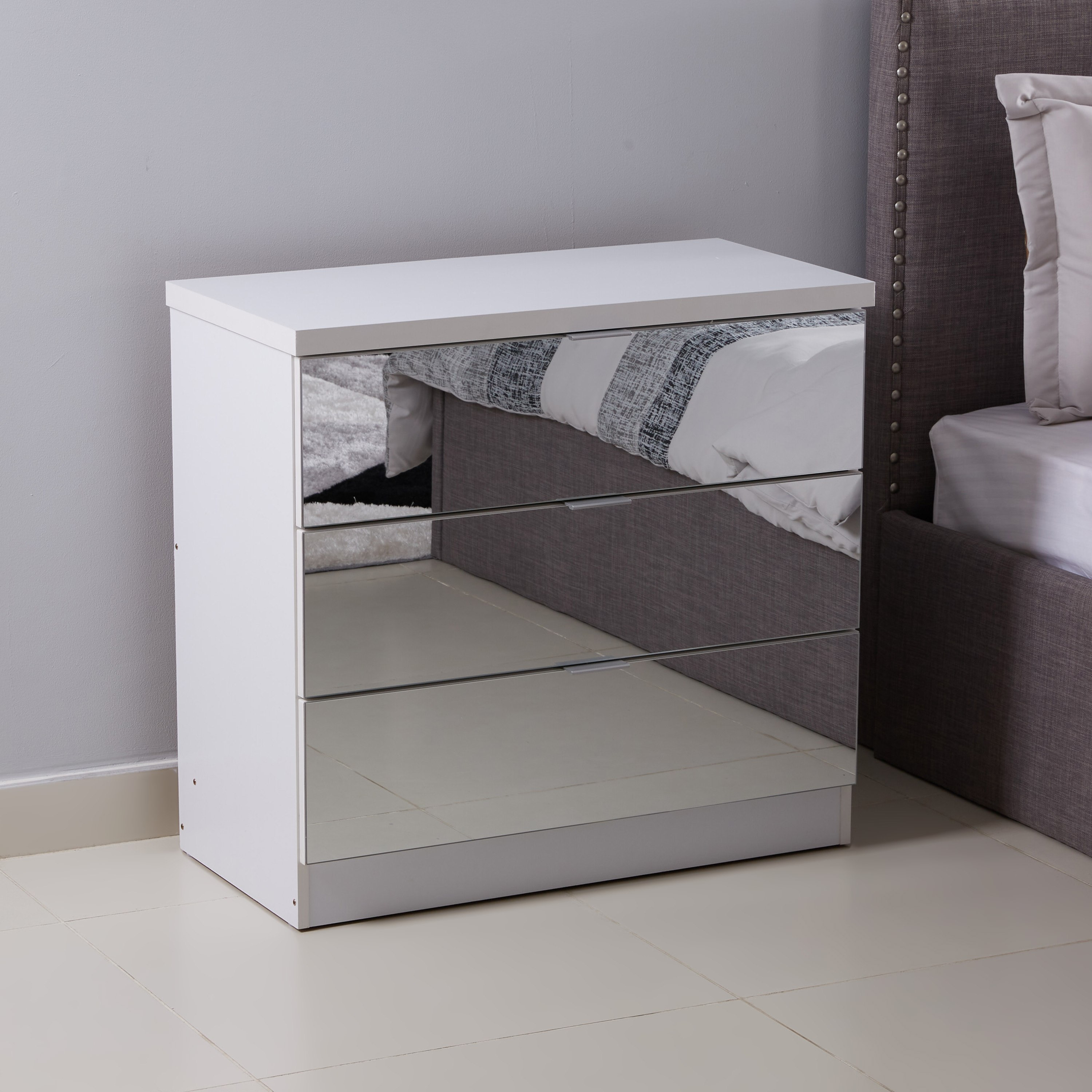 وحدة تخزين بـ3 أدراج ومرآة من تايلور-hbxfurniture-dressersandchests-chestofdrawers-image-1