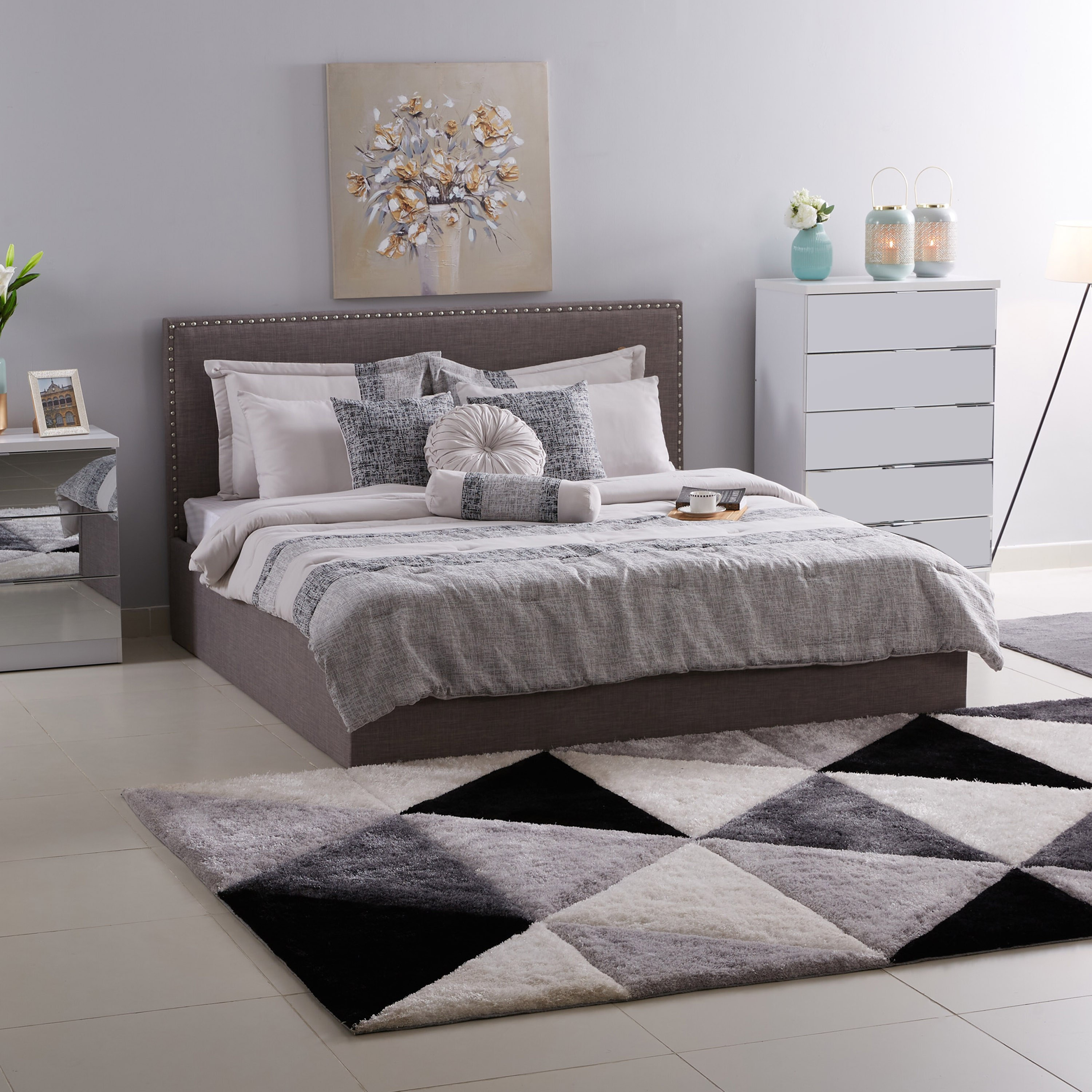 وحدة تخزين بـ 5 أدراج ومرآة من تايلور-hbxfurniture-dressersandchests-chestofdrawers-image-6
