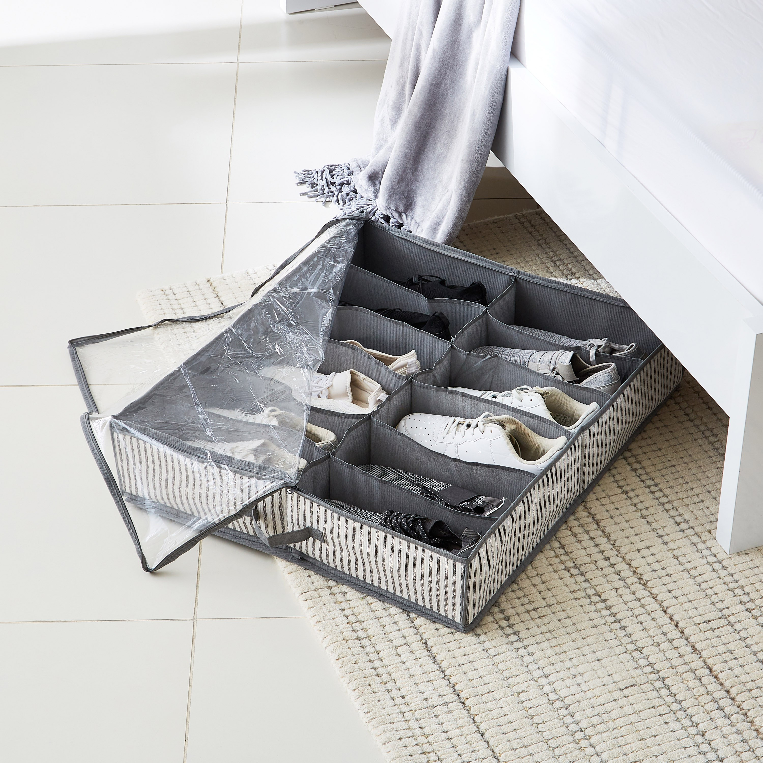 وحدة تخزين تحت السرير 12 قسم من إيبيس- 75x65x15 سم-hbxbedroom-bedroomaccessories-bedroomstorage-image-2