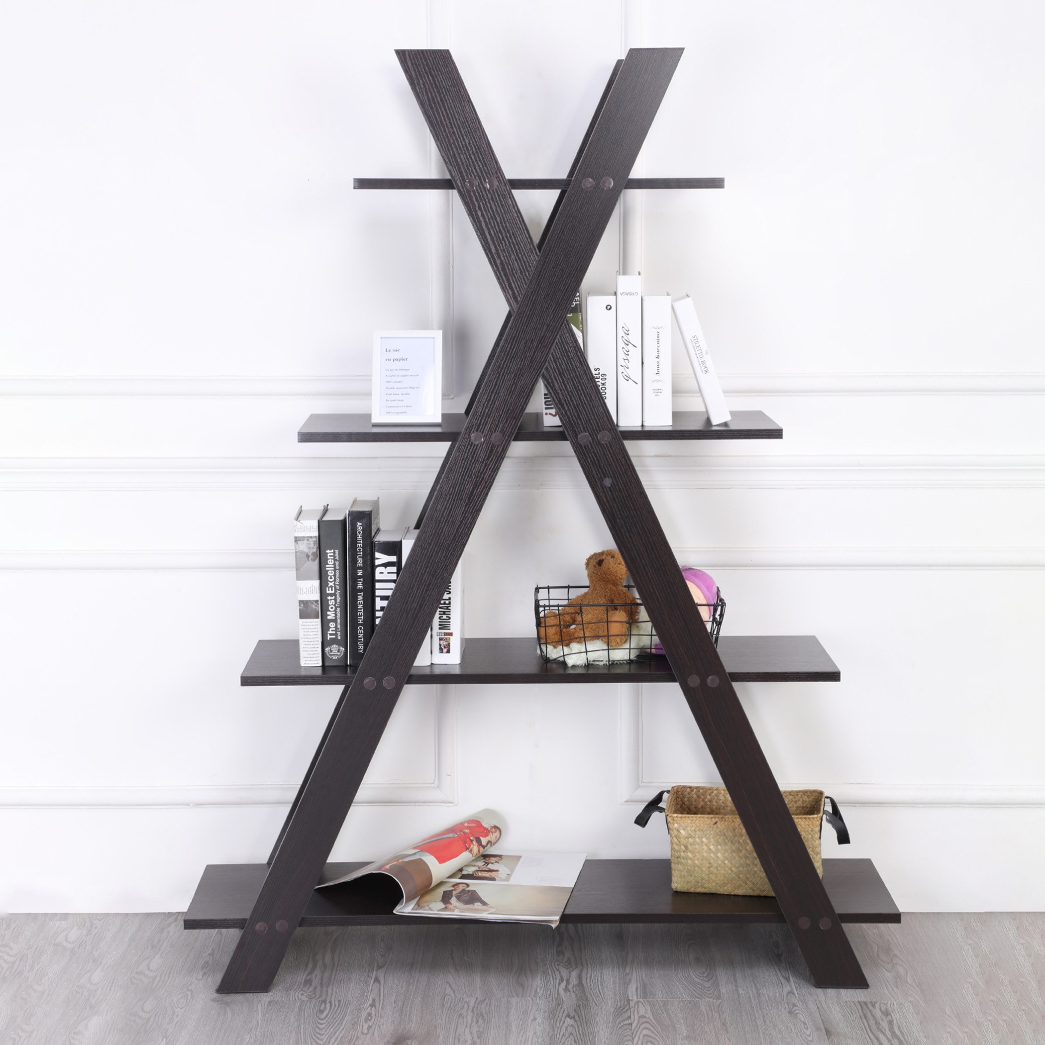خزانة كتب 4 طبقات من بيتون-hbxfurniture-office-bookcases-image-1