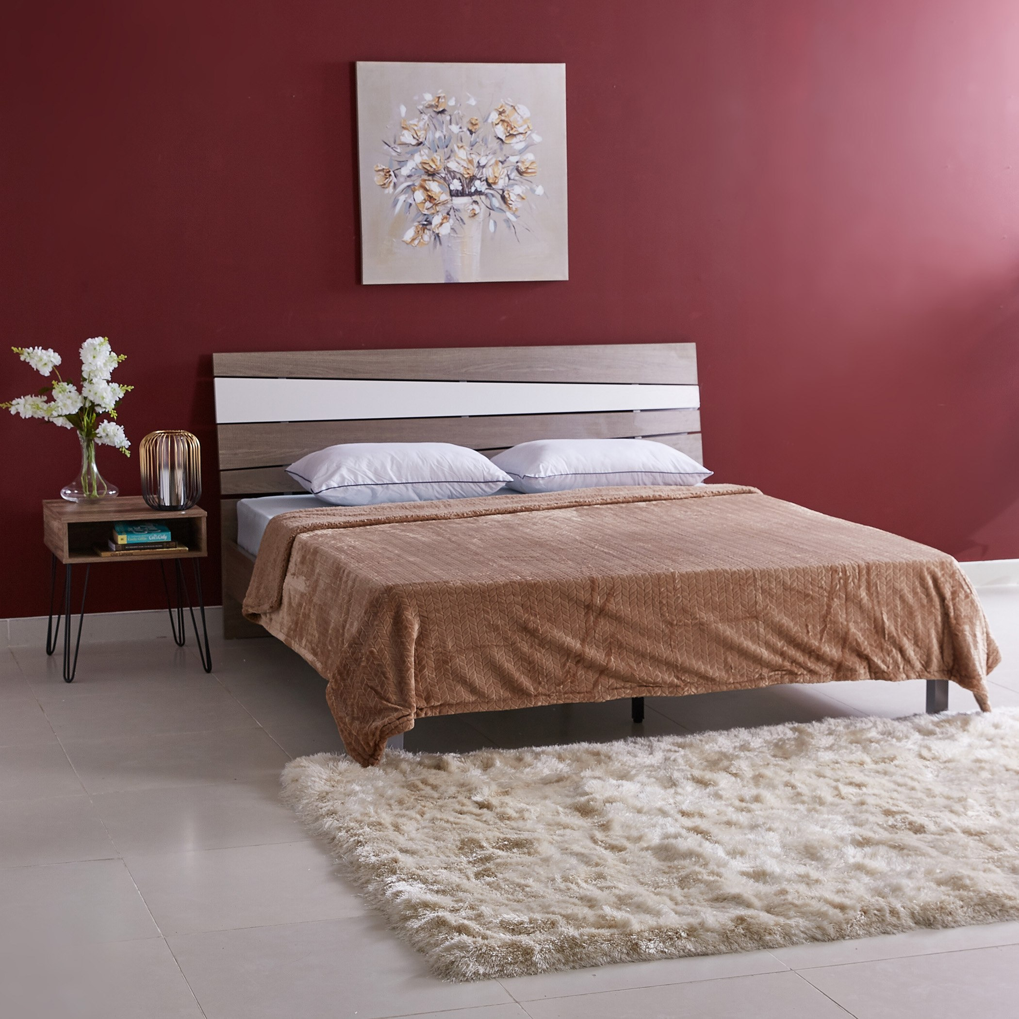 بطانية فلانيل مقاس مزدوج من آرو - 150x220 سم-hbxhomeware-hbxbedroom-image-4
