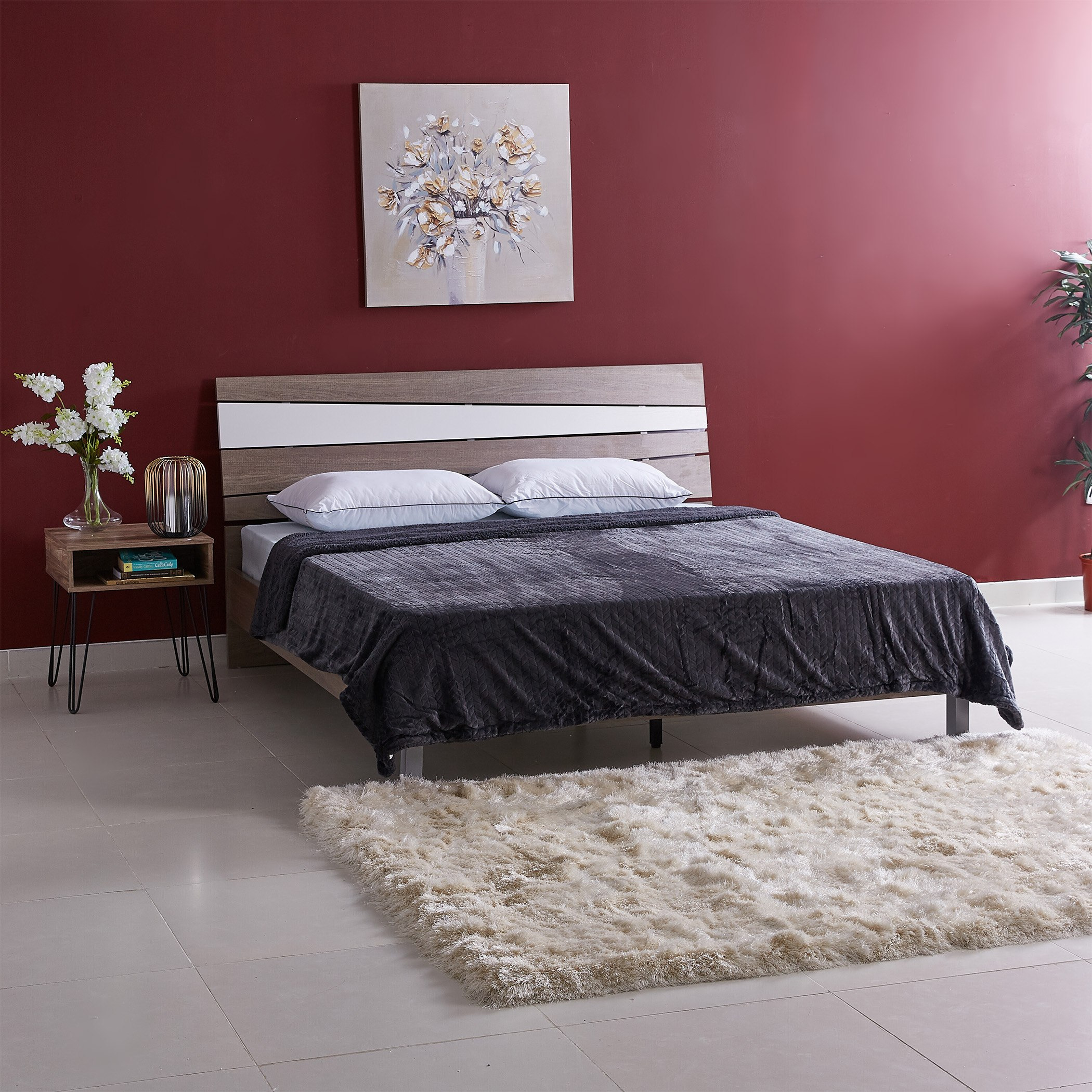 Arrow Twin Flannel Sherpa Blanket -150x220 cm-hbxhomeware-hbxbedroom-image-4