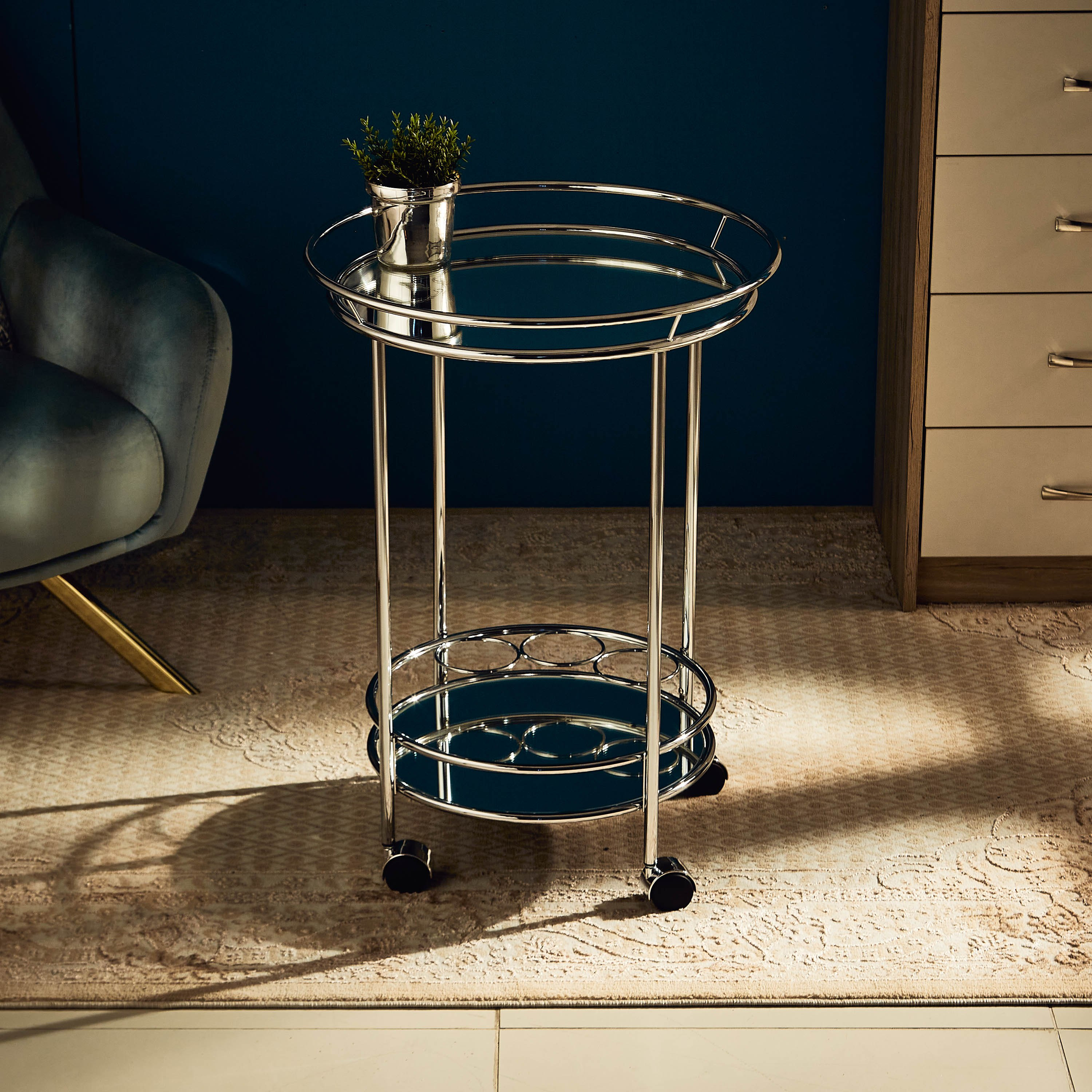 Coasty Round Serving Trolley-hbxlivingroom-tablesandstands-servingtrolleys-image-2