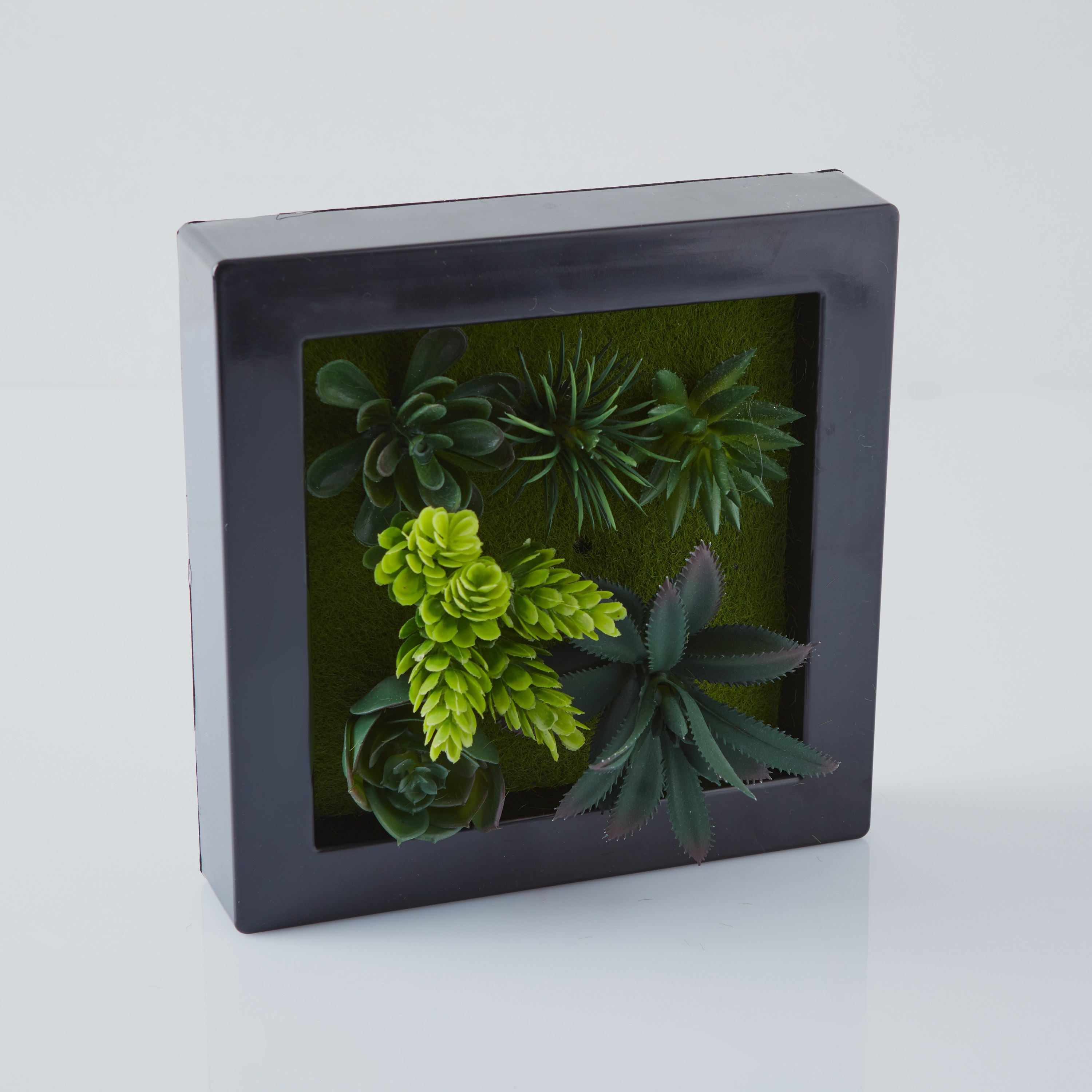 إطار ديكور حائط بنبتة اصطناعيّة خضراء-hbxdecorandfurnishings-homeaccessories-artificialflowersandplants-image-5