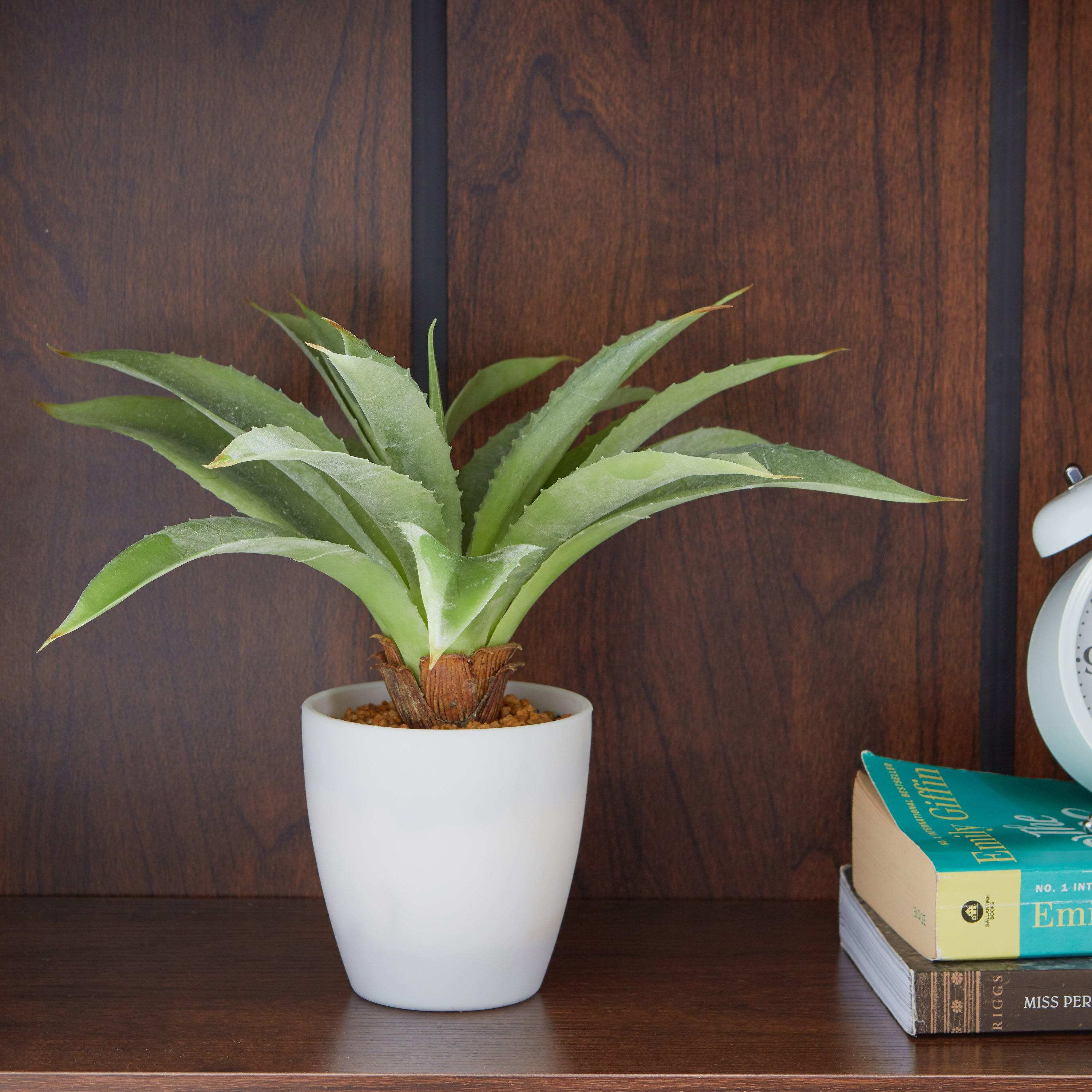 نبات الألو فيرا الاصطناعي مع مزهرية-hbxdecorandfurnishings-homeaccessories-artificialflowersandplants-image-1
