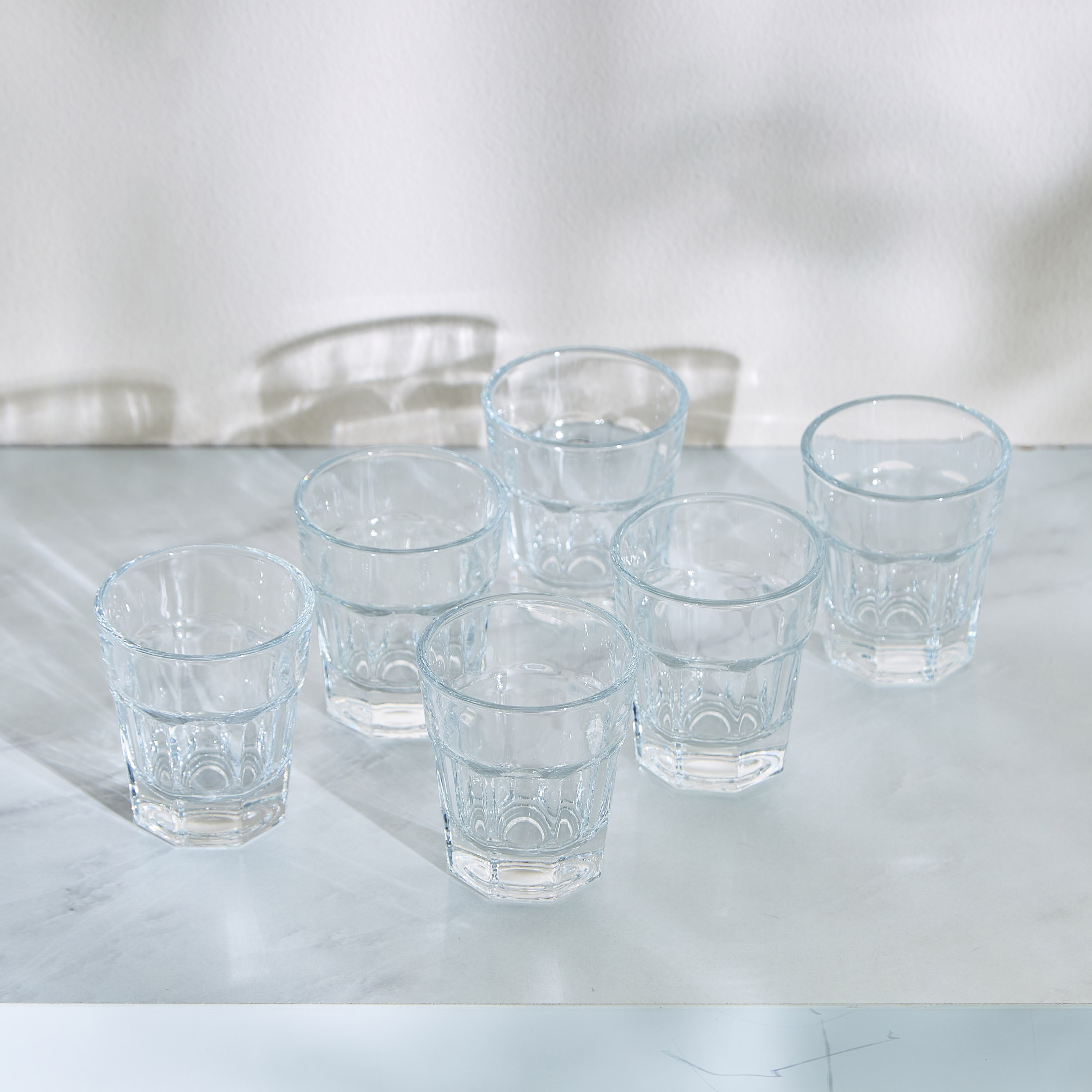 طقم أكواب زجاجية صغيرة 6 قطع من أراس- 45 مل-hbxdecorandfurnishings-tabletop-serveware-image-1