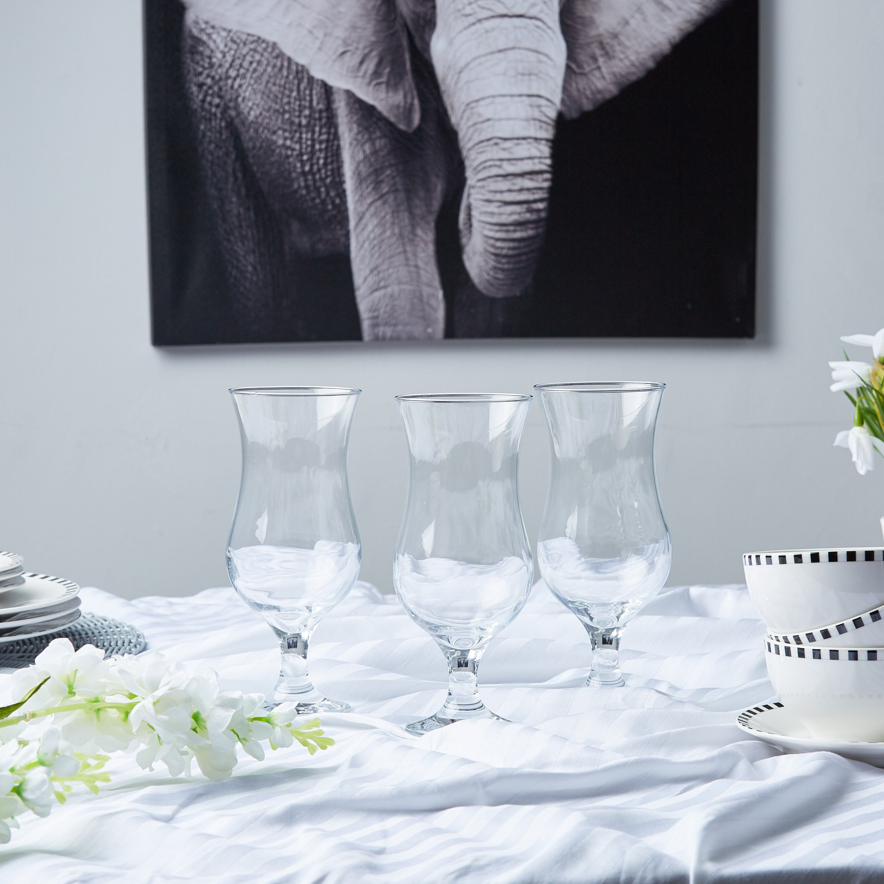 طقم كاسات زجاجية من فيستا - 3 قطع - 460 مل-hbxhomeware-hbxkitchen-image-3