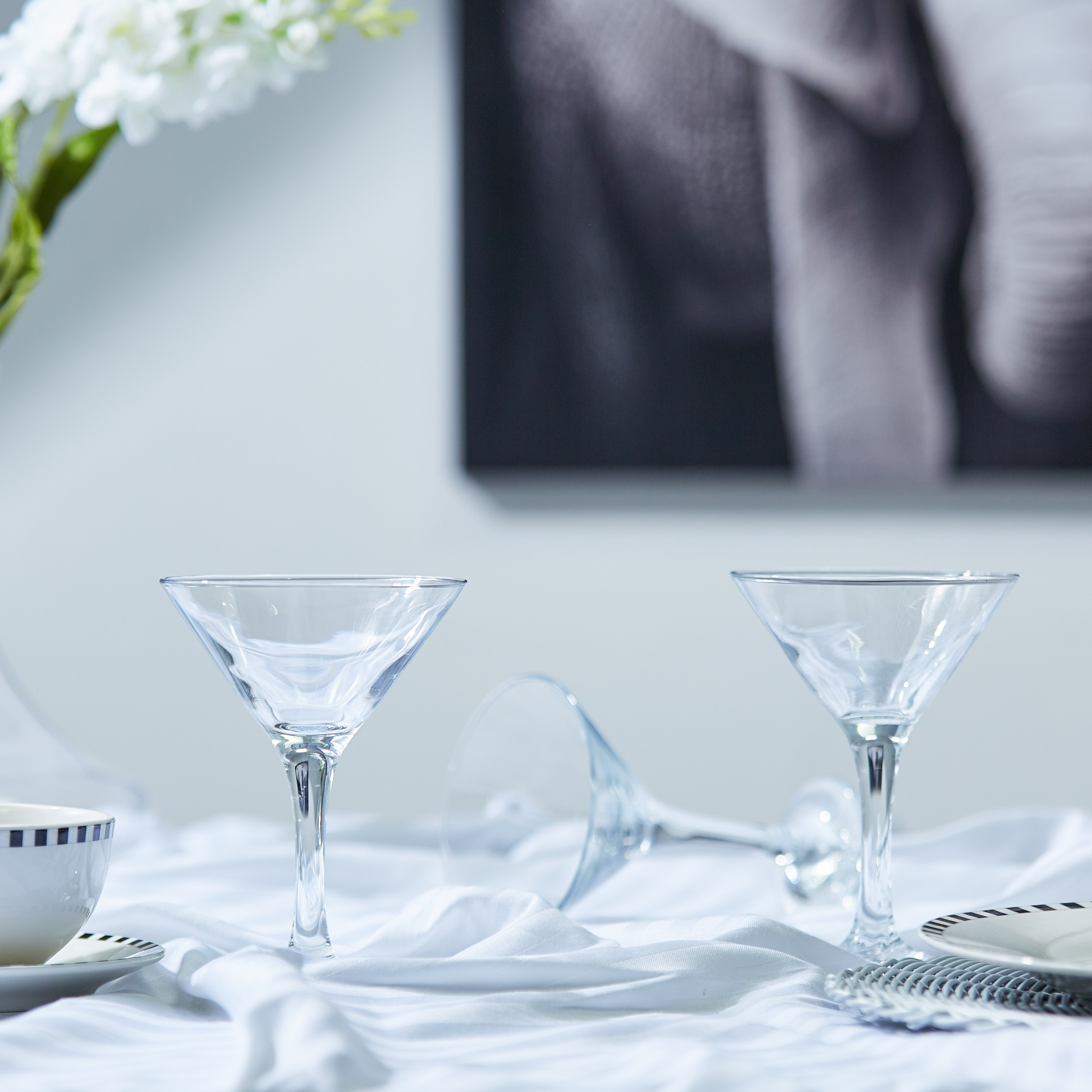 طقم كؤوس زجاجية  مارتيني من ميسكت - 175 مل-hbxhomeware-hbxkitchen-image-3