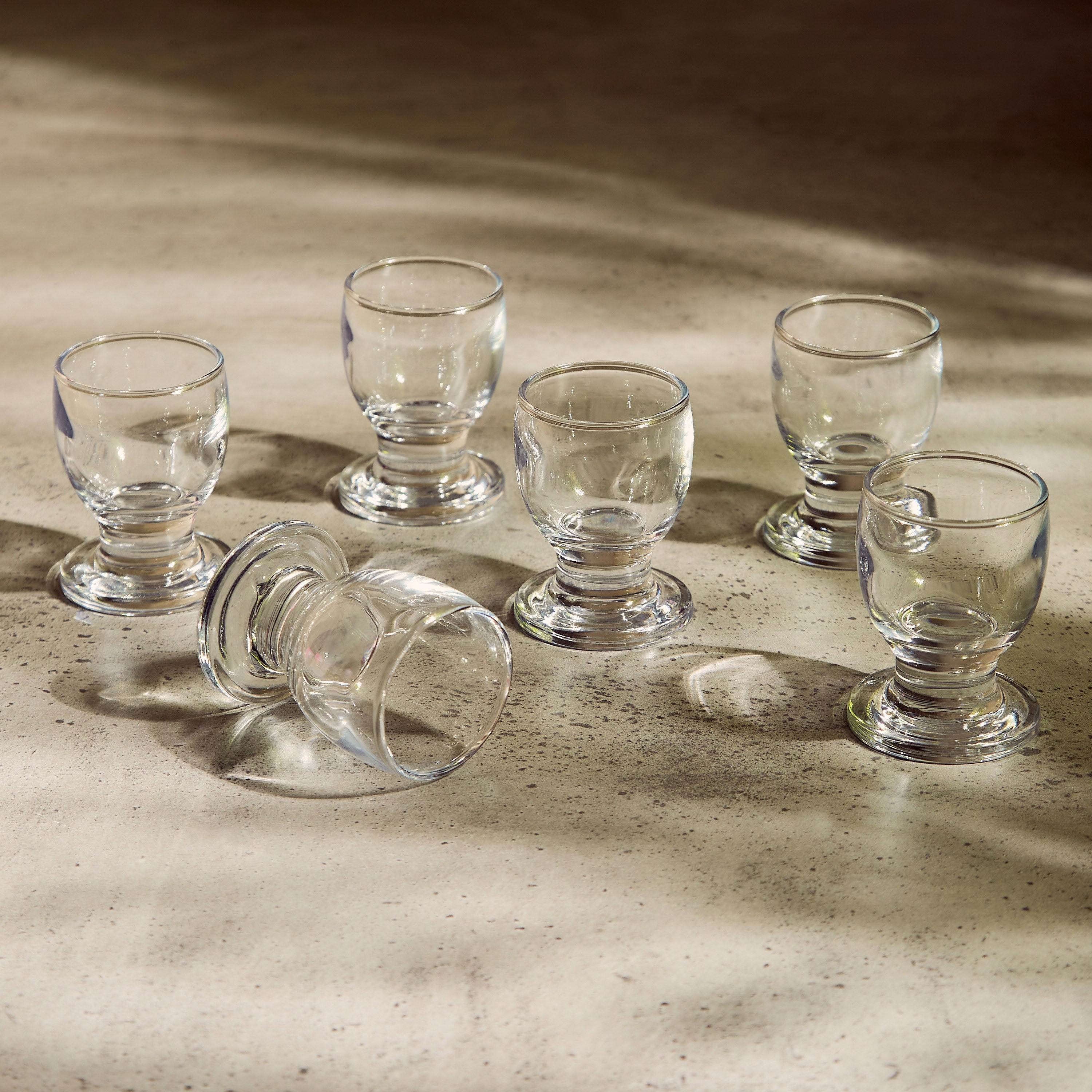 طقم كاسات زجاجية صغيرة 6 قطع من نيكترا - 55 مل-hbxhomeware-hbxkitchen-image-2
