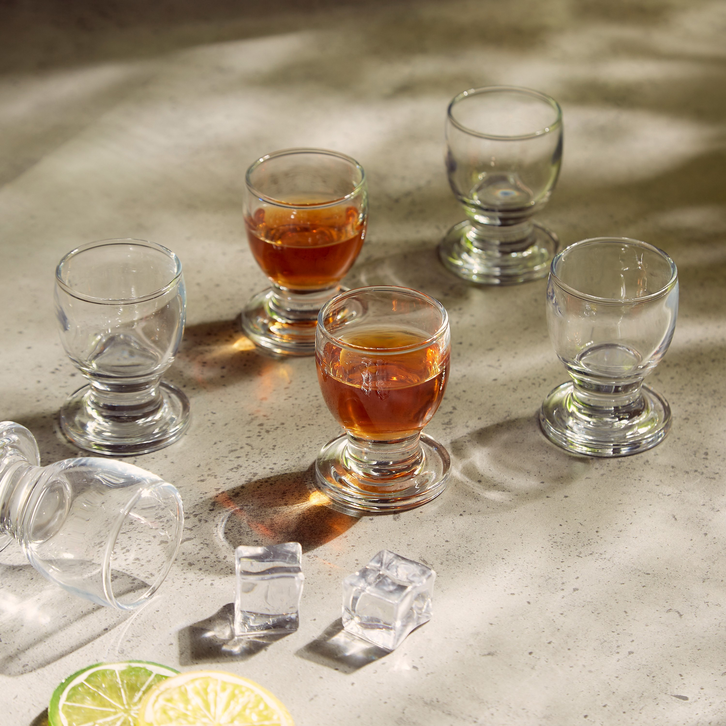 طقم كاسات زجاجية صغيرة 6 قطع من نيكترا - 55 مل-hbxhomeware-hbxkitchen-image-3