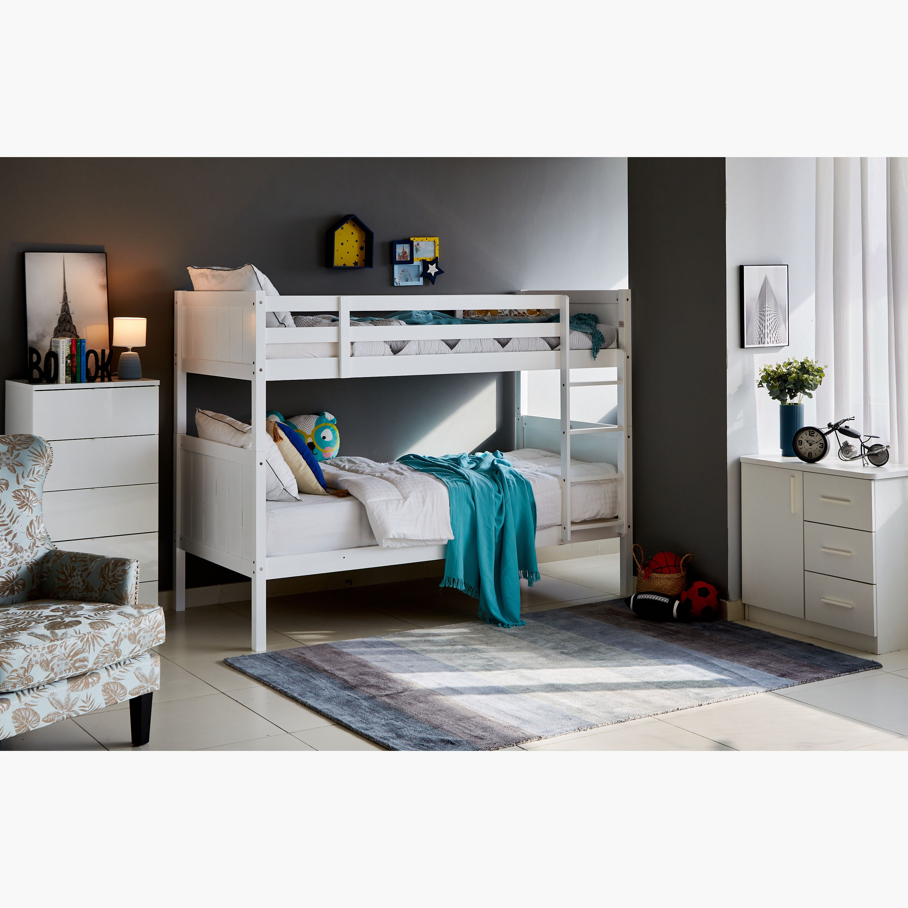 سرير طابقين فردي - هامبتون صن رايز من موڤو - 90×200 سم-hbxkidsandyouth-bedsandbedsets-bunkbeds-single-image-9