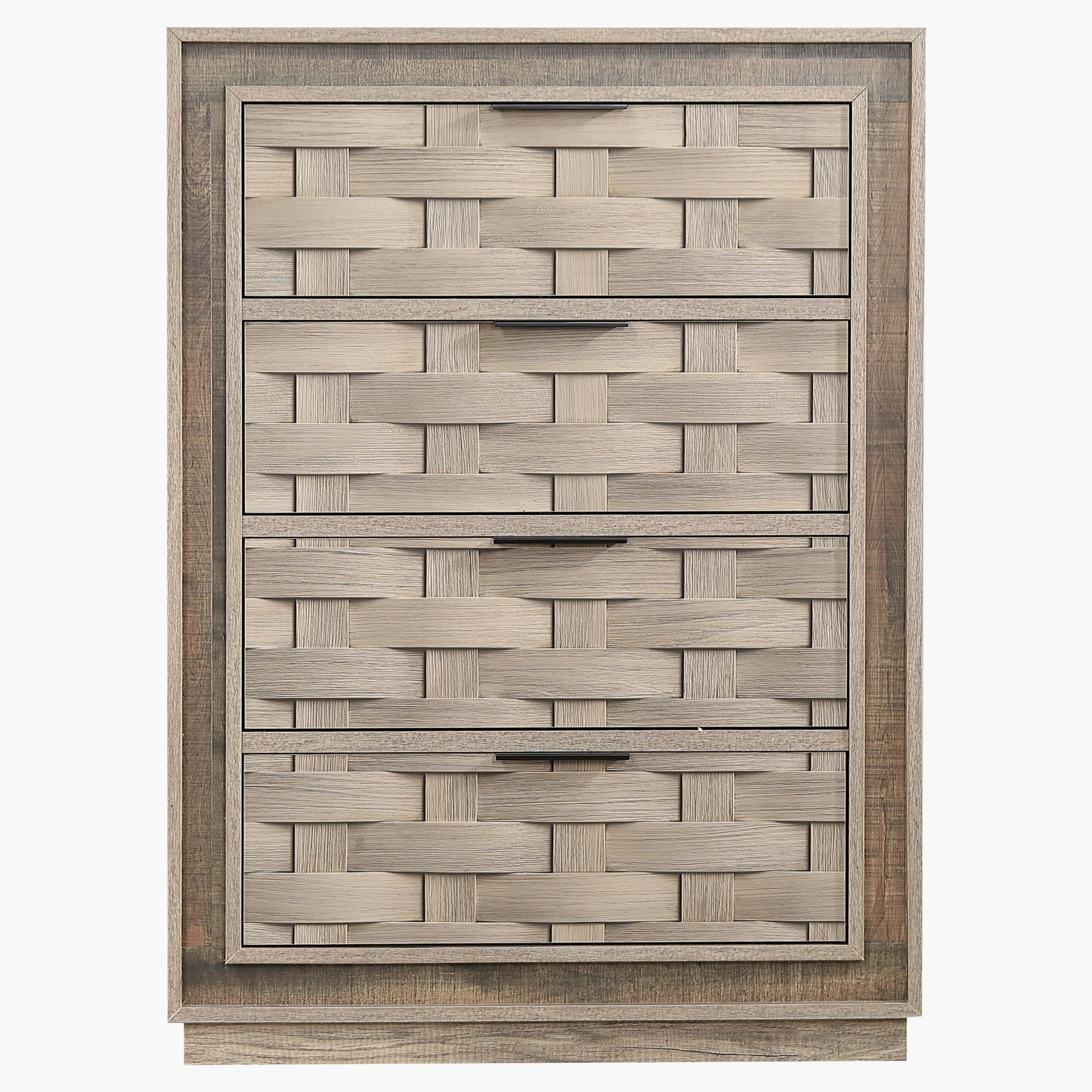 وحدة تخزين 4 أدراج من بامبو-hbxfurniture-dressersandchests-chestofdrawers-image-2